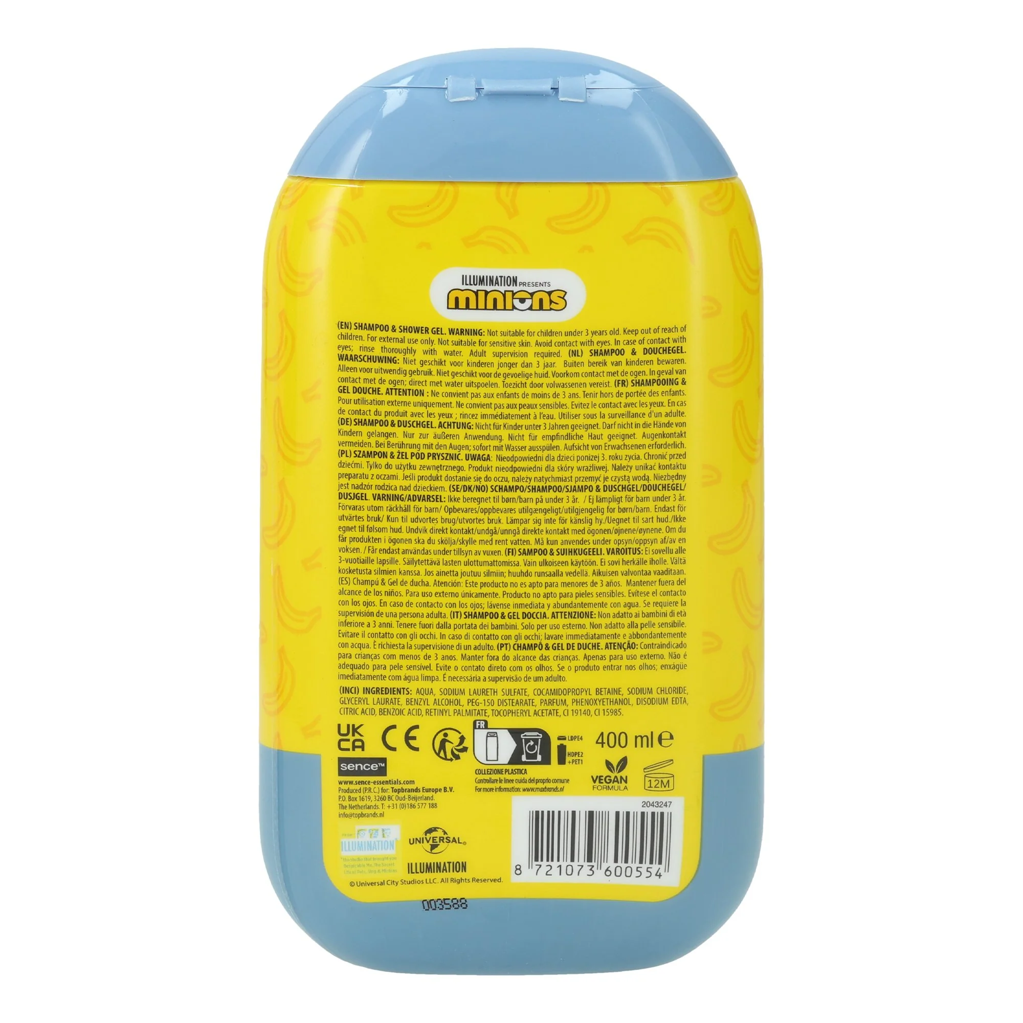 Gel douche 2 en 1 jaune - Image 2