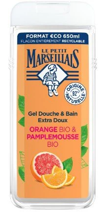 Gel douche bio à l'abricot et noisette