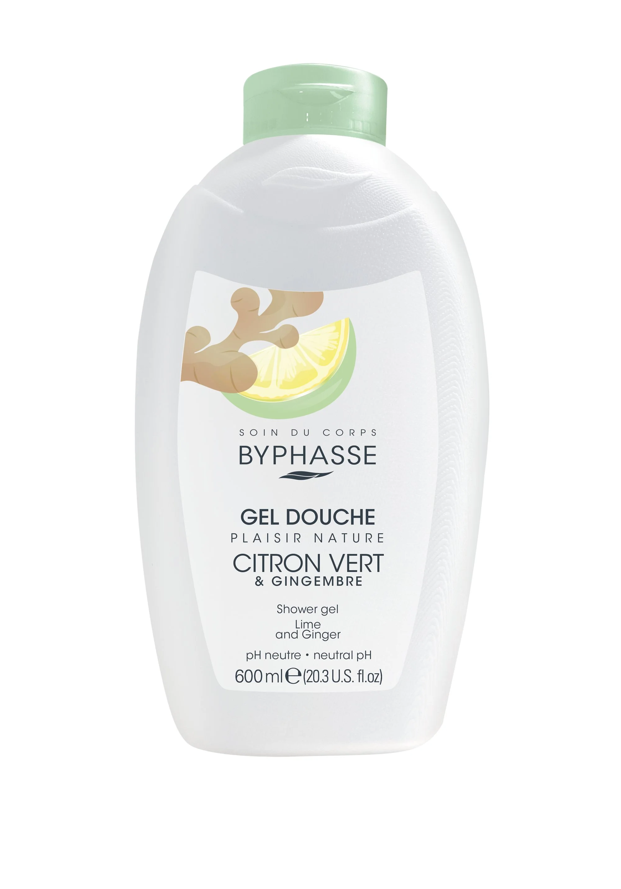 Gel douche citron vert et gingembre