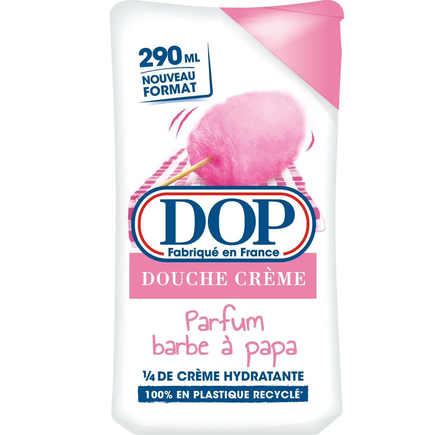 Gel douche crème parfum Barbe à papa