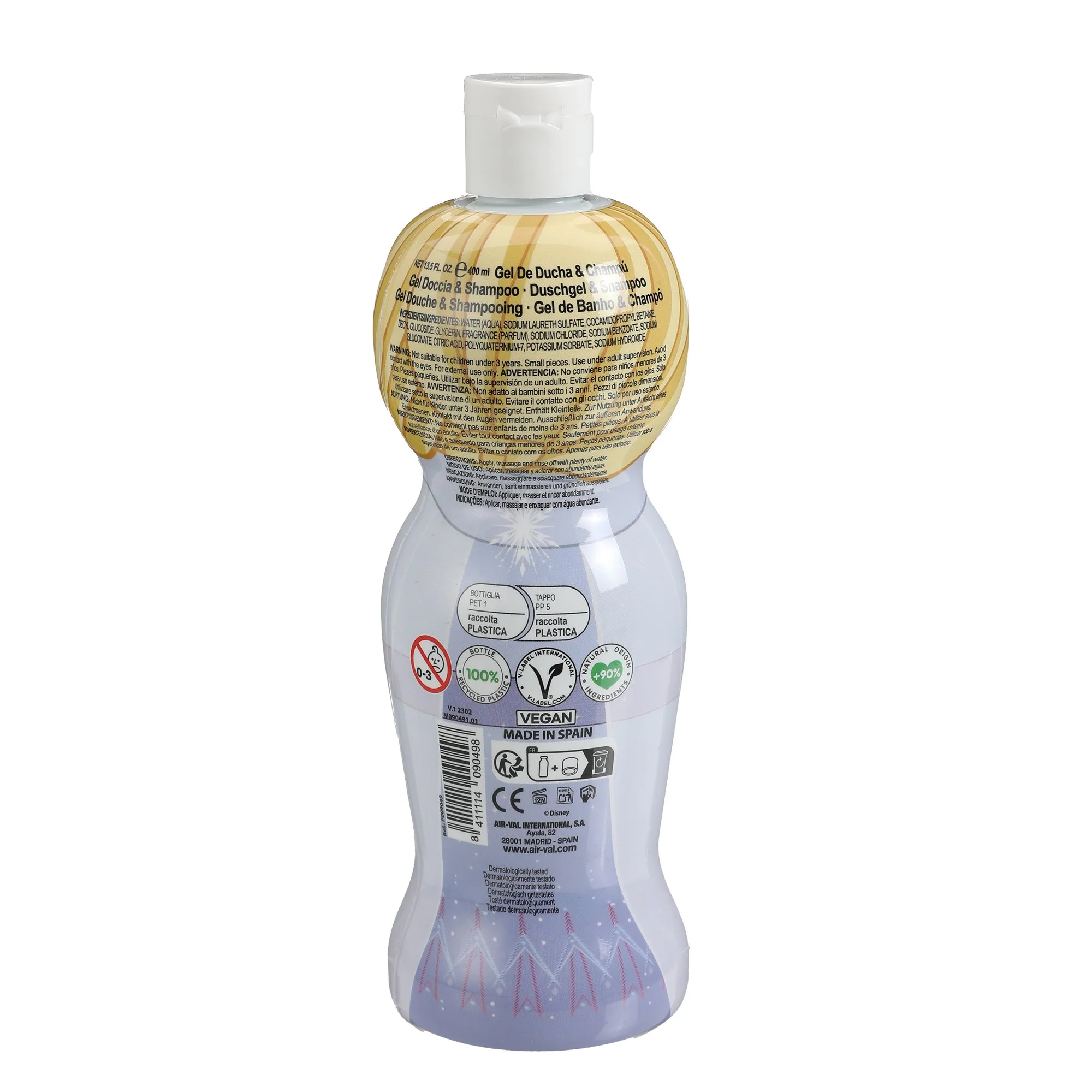 Gel douche et shampoing 2en1 Reine des Neiges - Image 2