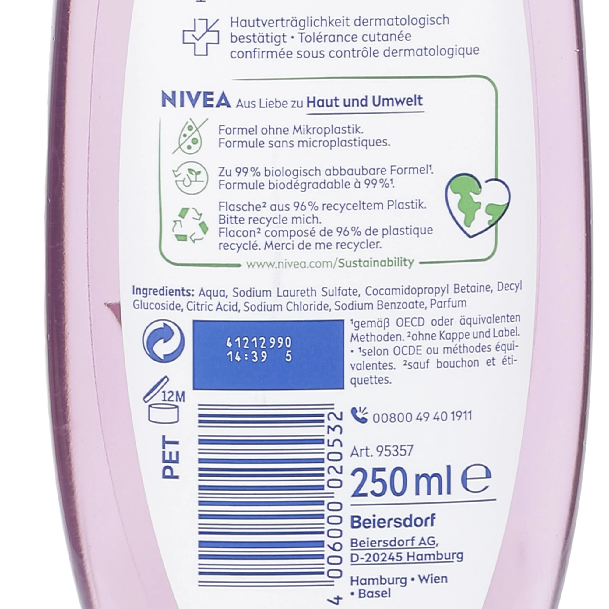 Gel douche Joy of life rose et fleur de jasmin - Image 3