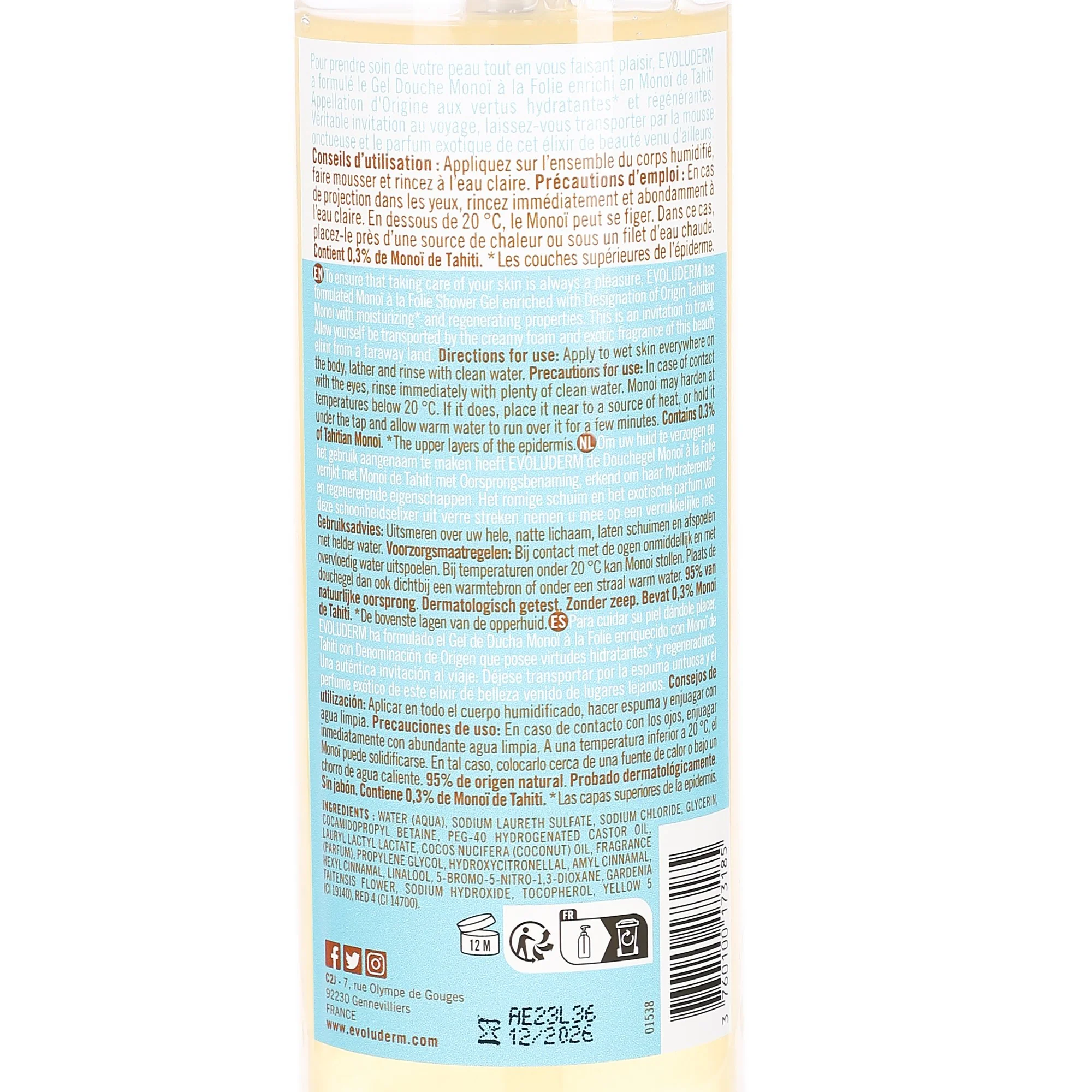 Gel douche Monoï a la folie - Image 2