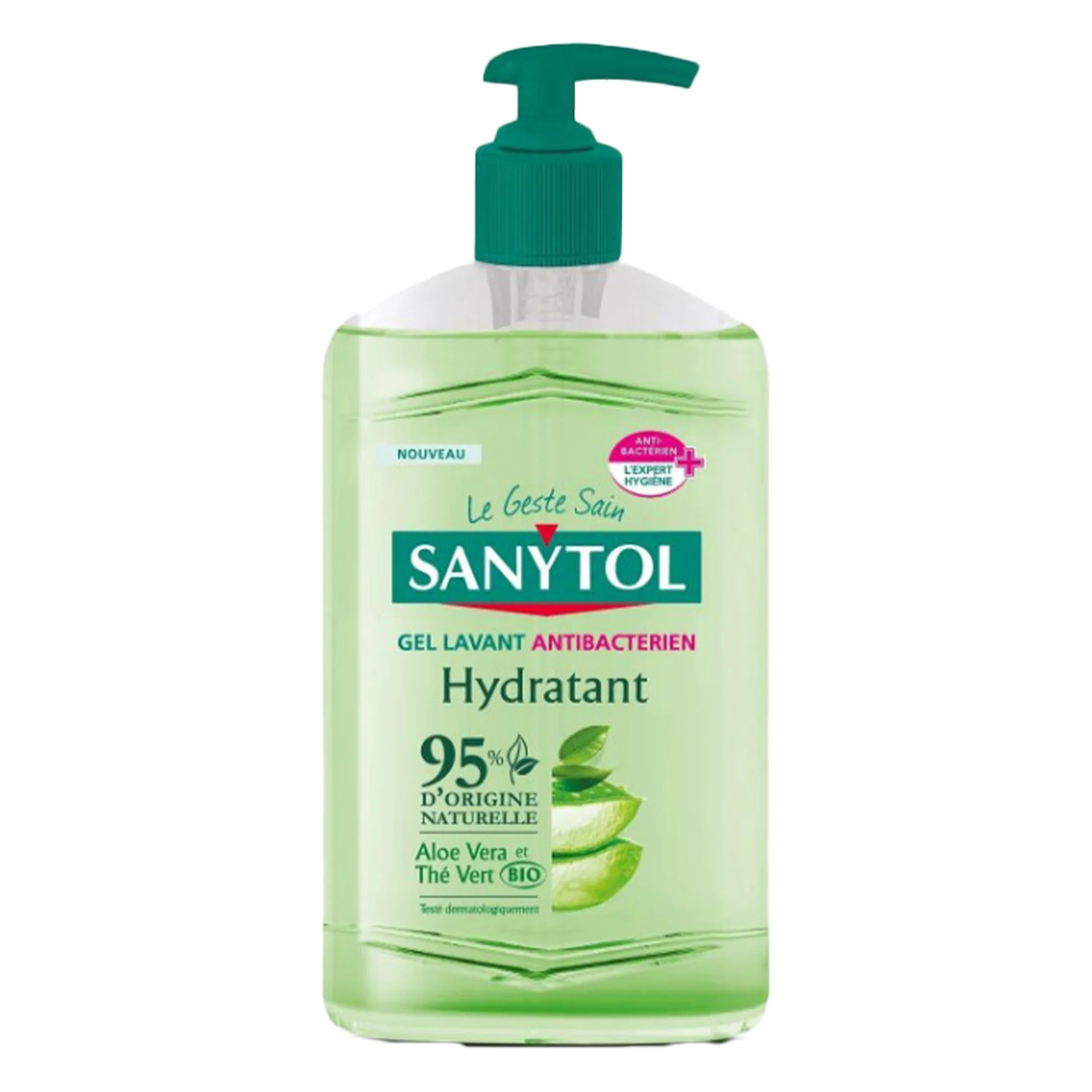 Gel lavant mains antibactérien hydratant