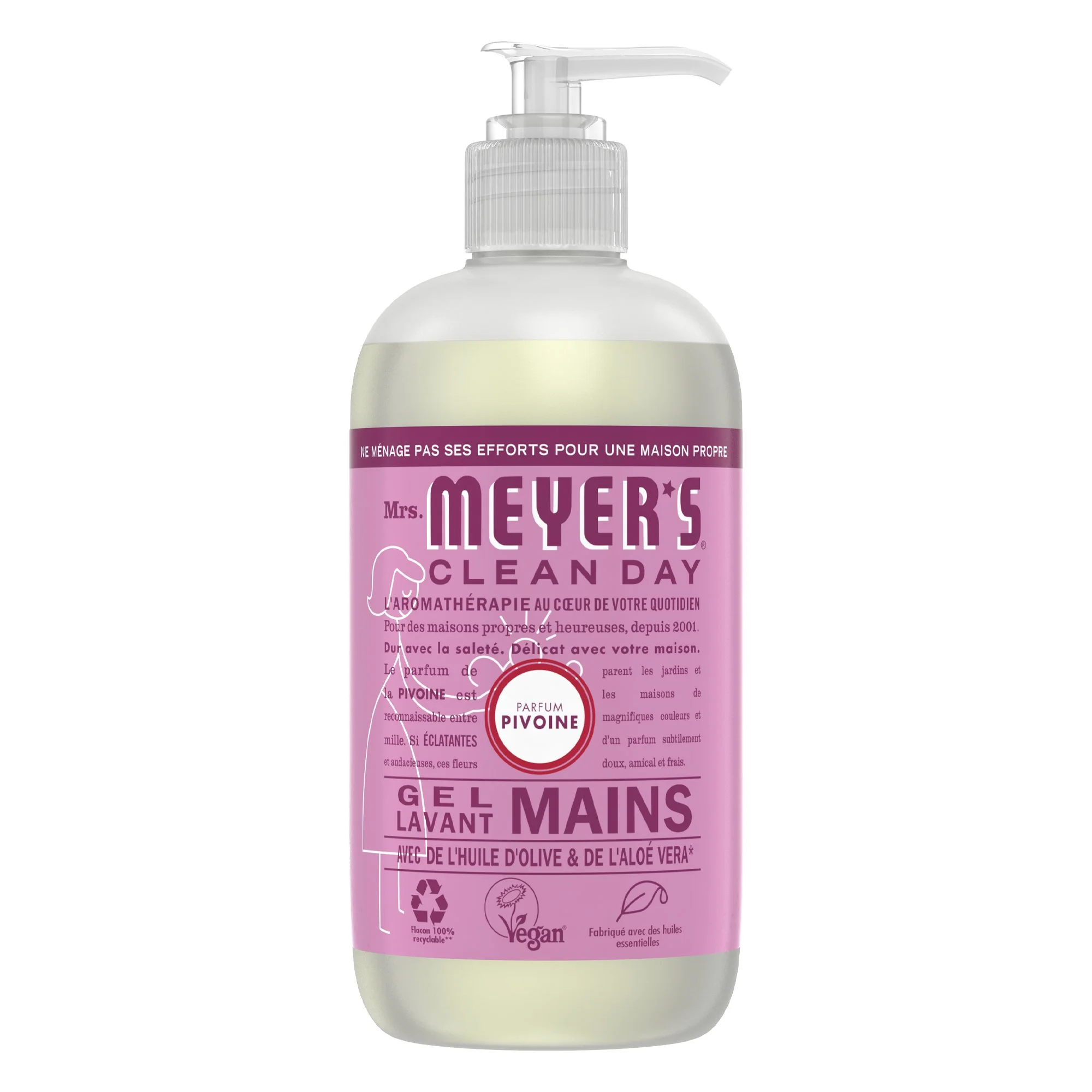 Gel lavant mains parfum Pivoine