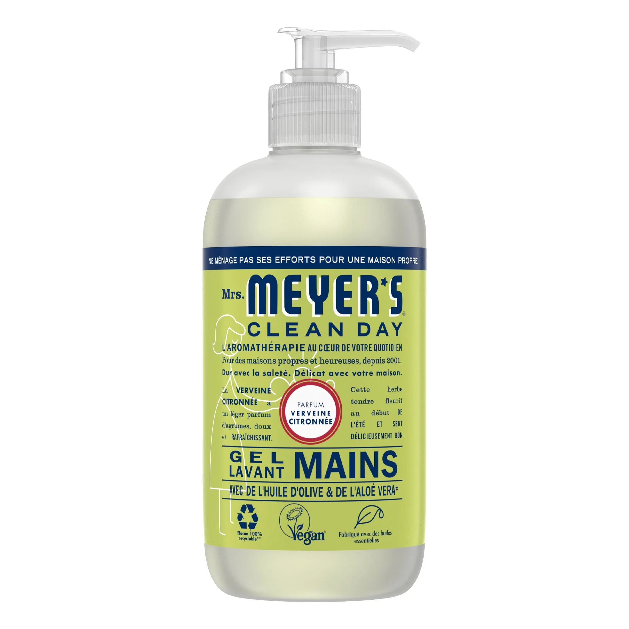 Gel lavant mains parfum verveine citronnée