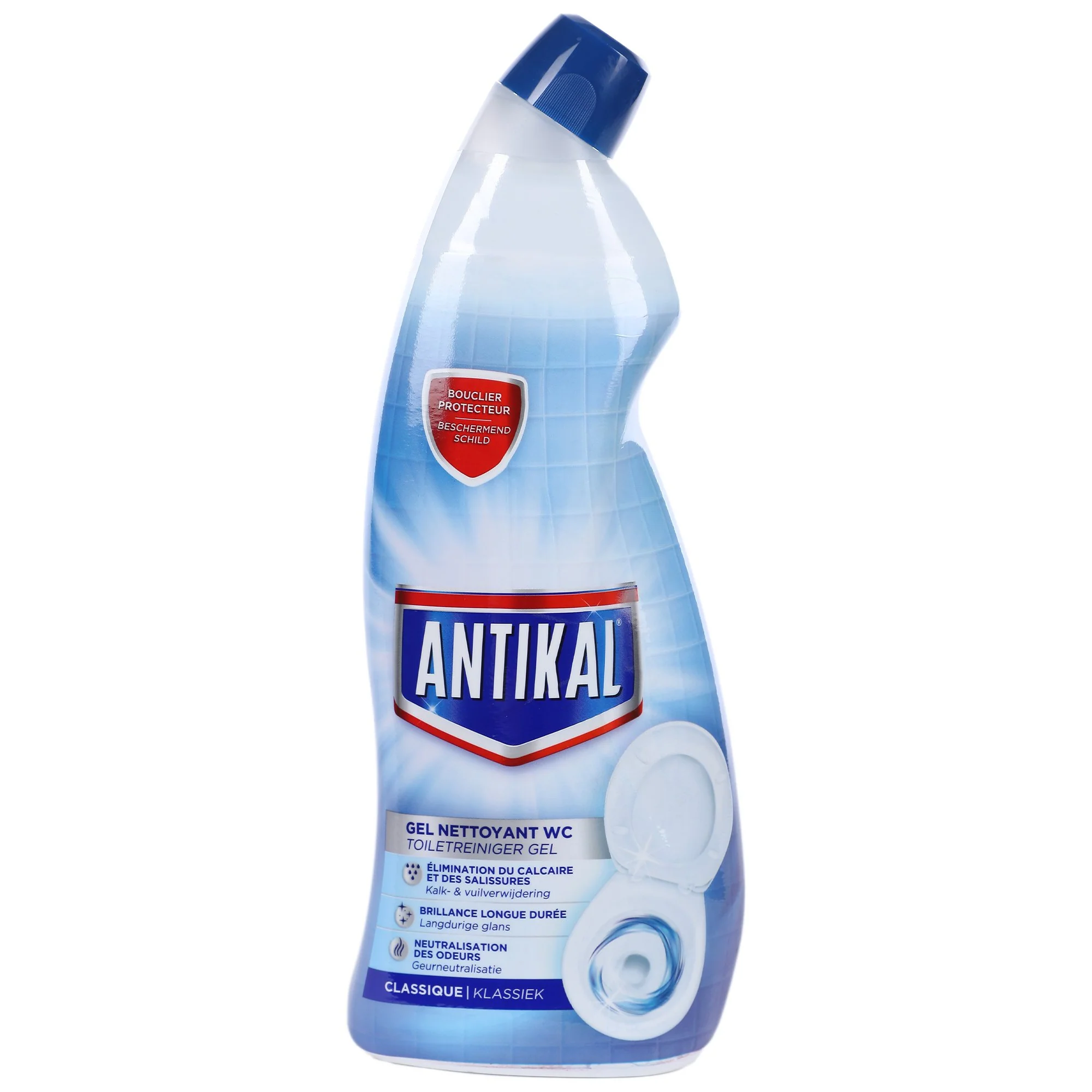 Gel nettoyant WC anticalcaire