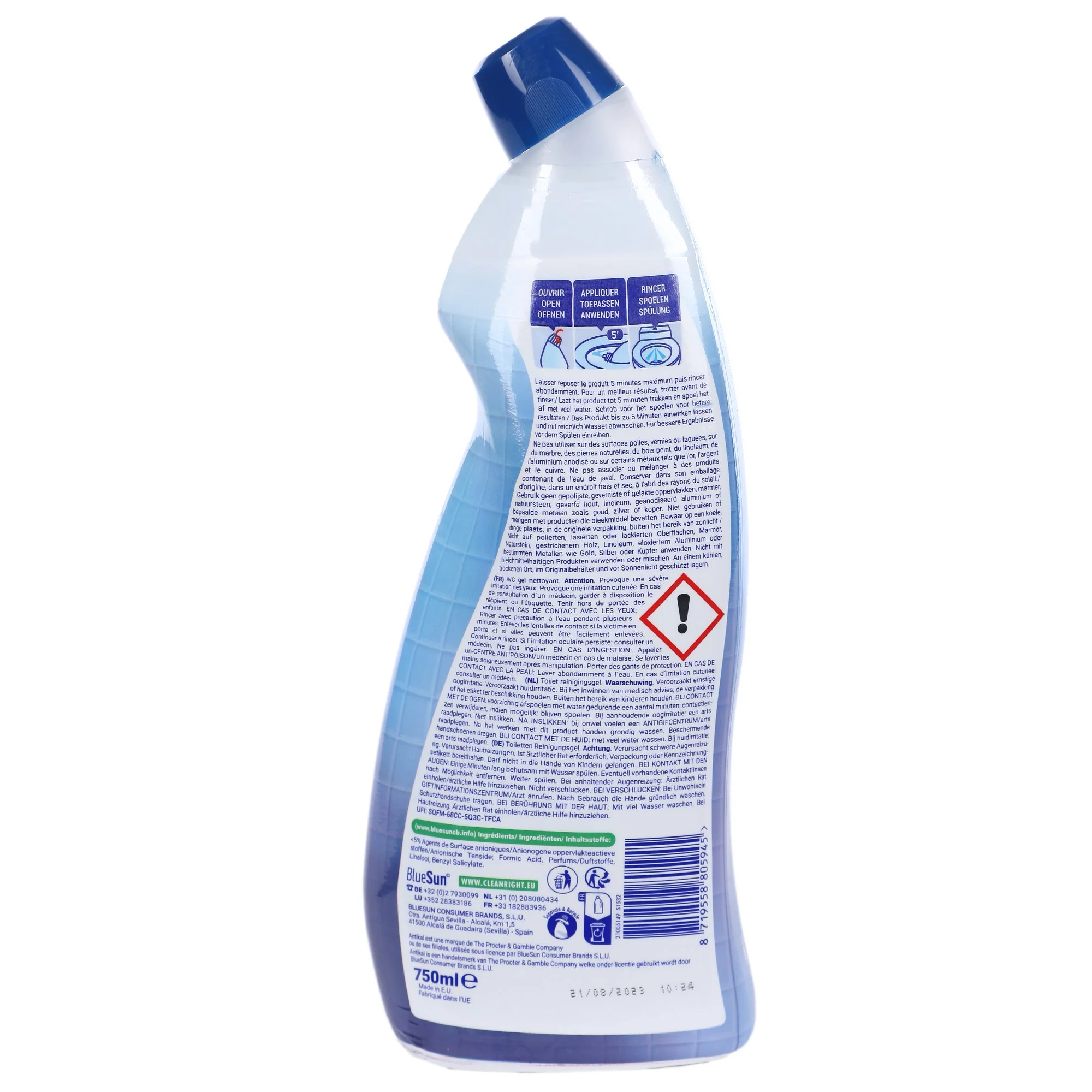 Gel nettoyant WC anticalcaire - Image 2