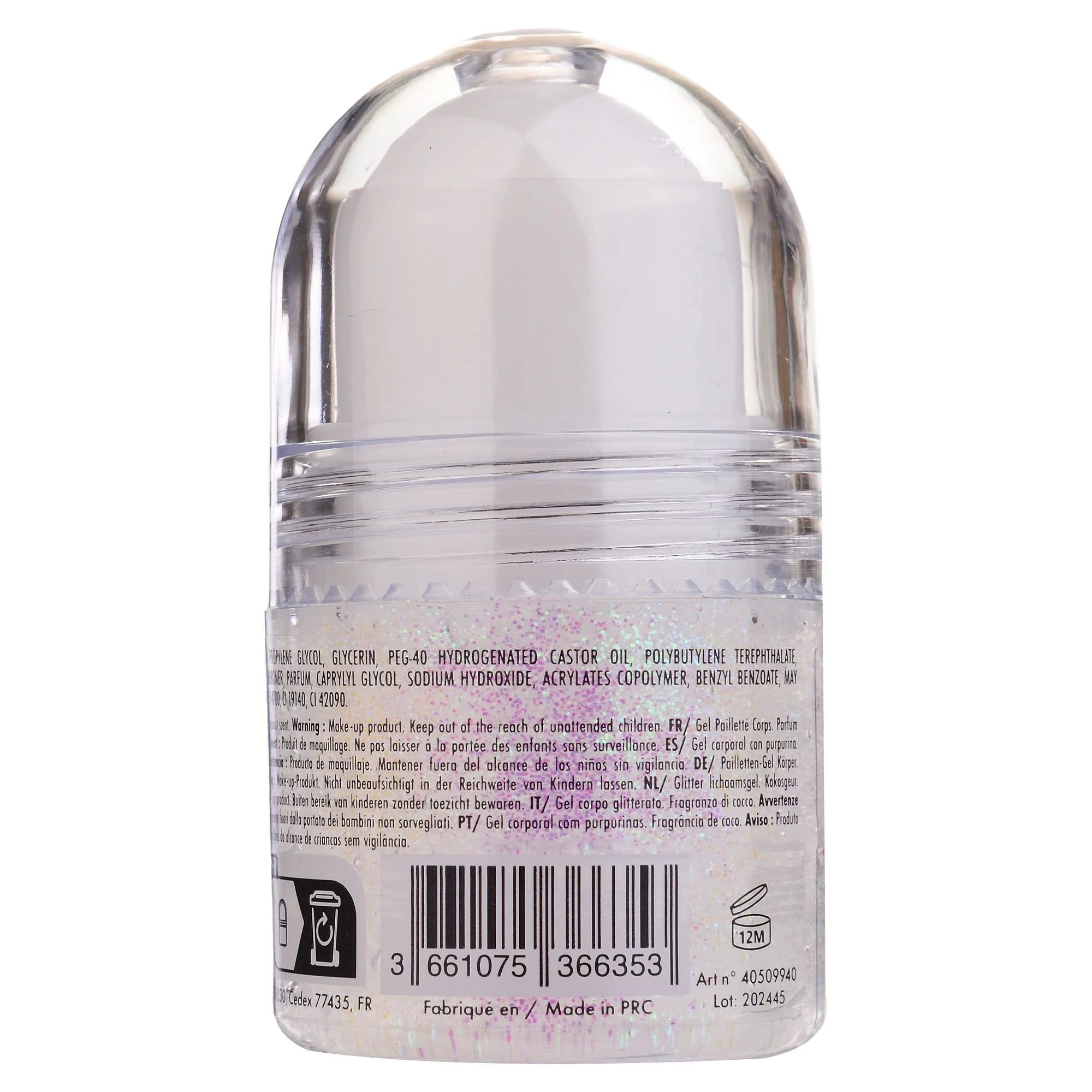 Gel roll-on pailleté pour le corps - Image 2