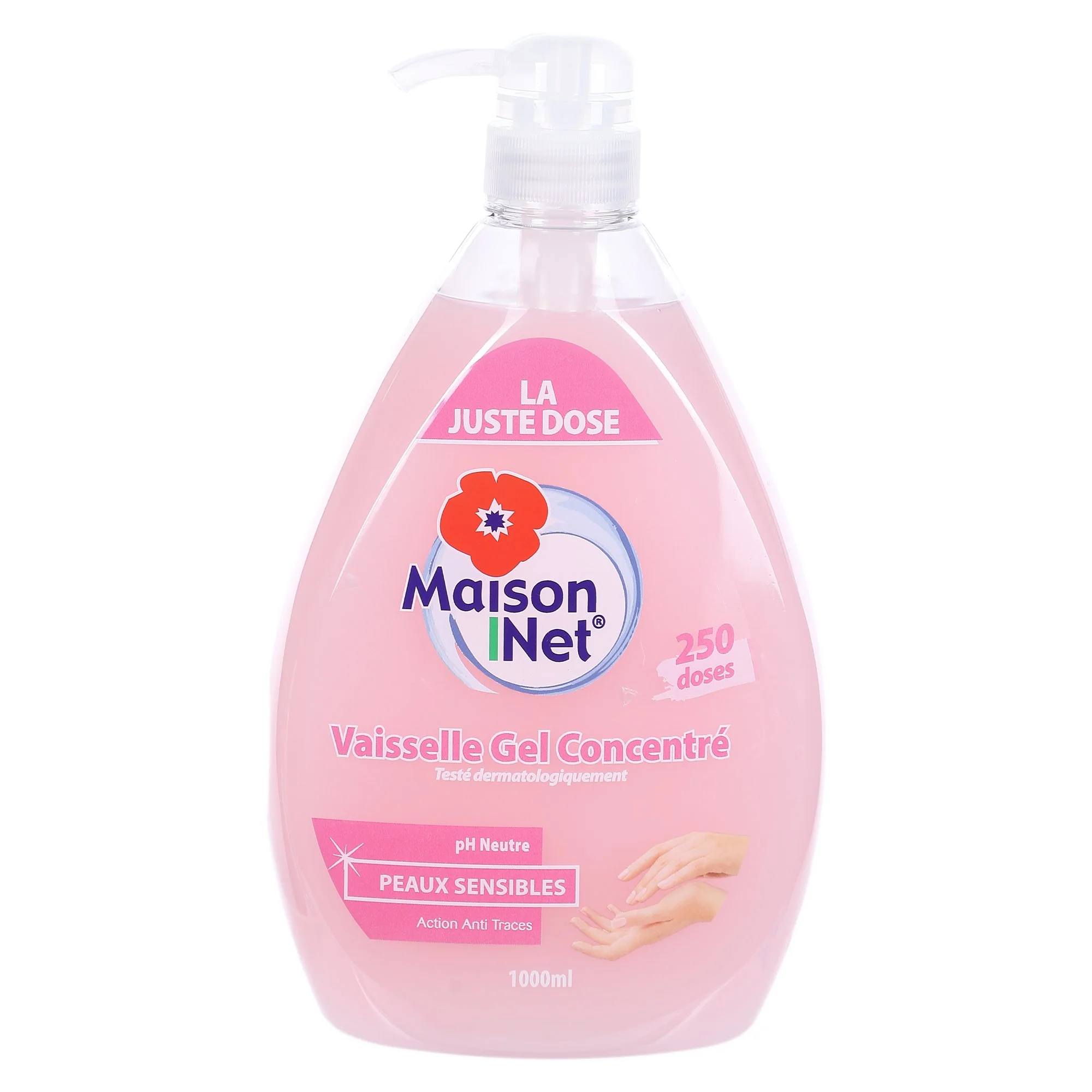 Gel vaisselle concentré peaux sensibles