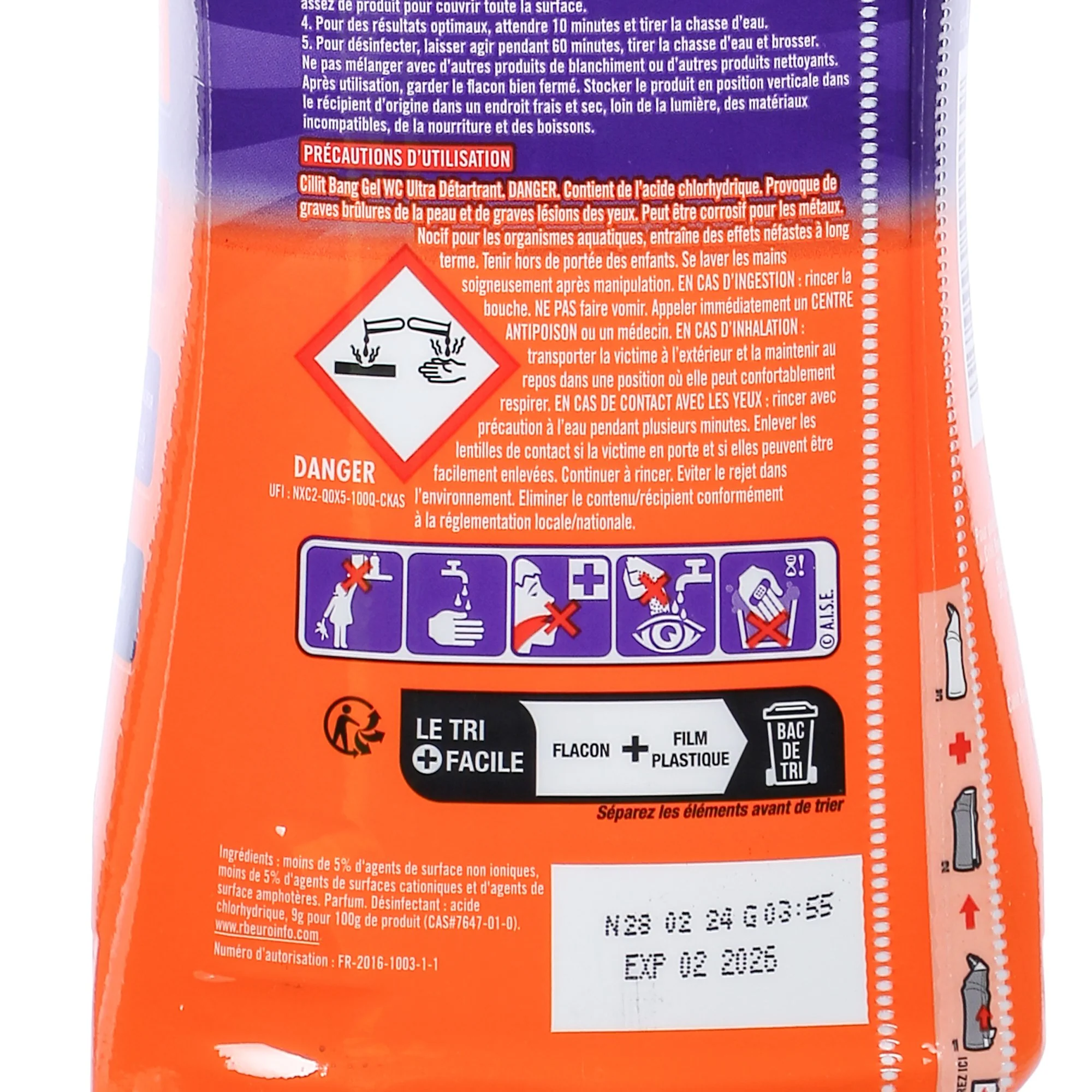 Gel WC nettoyant surpuissant ultra détartrant - Image 3