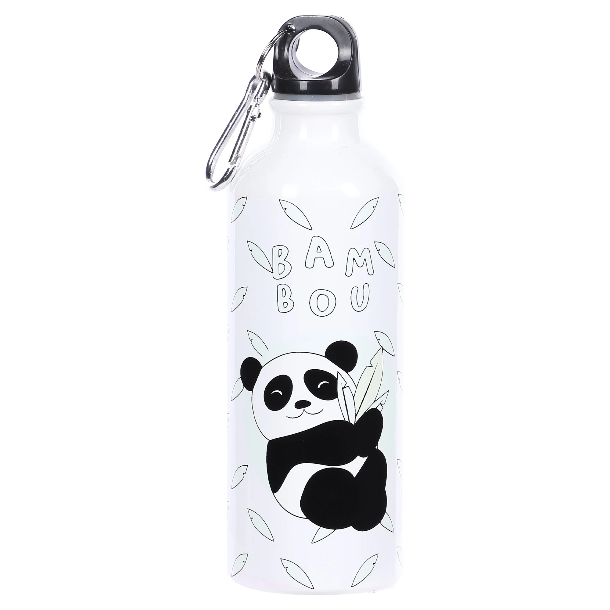 Gourde en aluminium changeant de couleur 500ml - Rose - Image 2