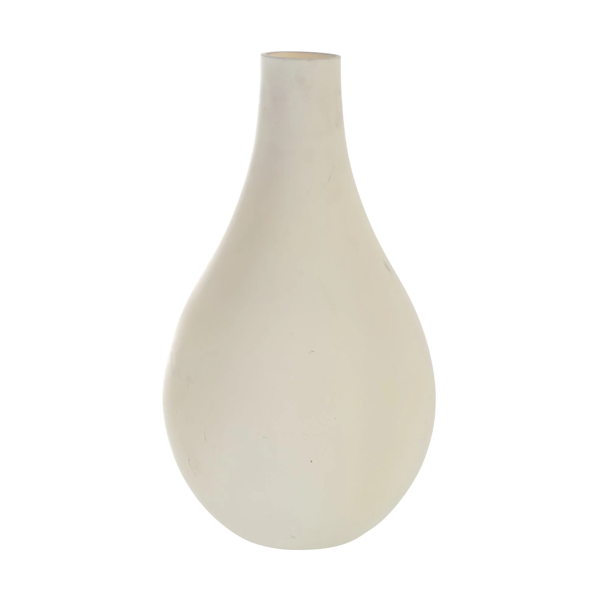 Grand vase forme goutte d'eau  - Beige