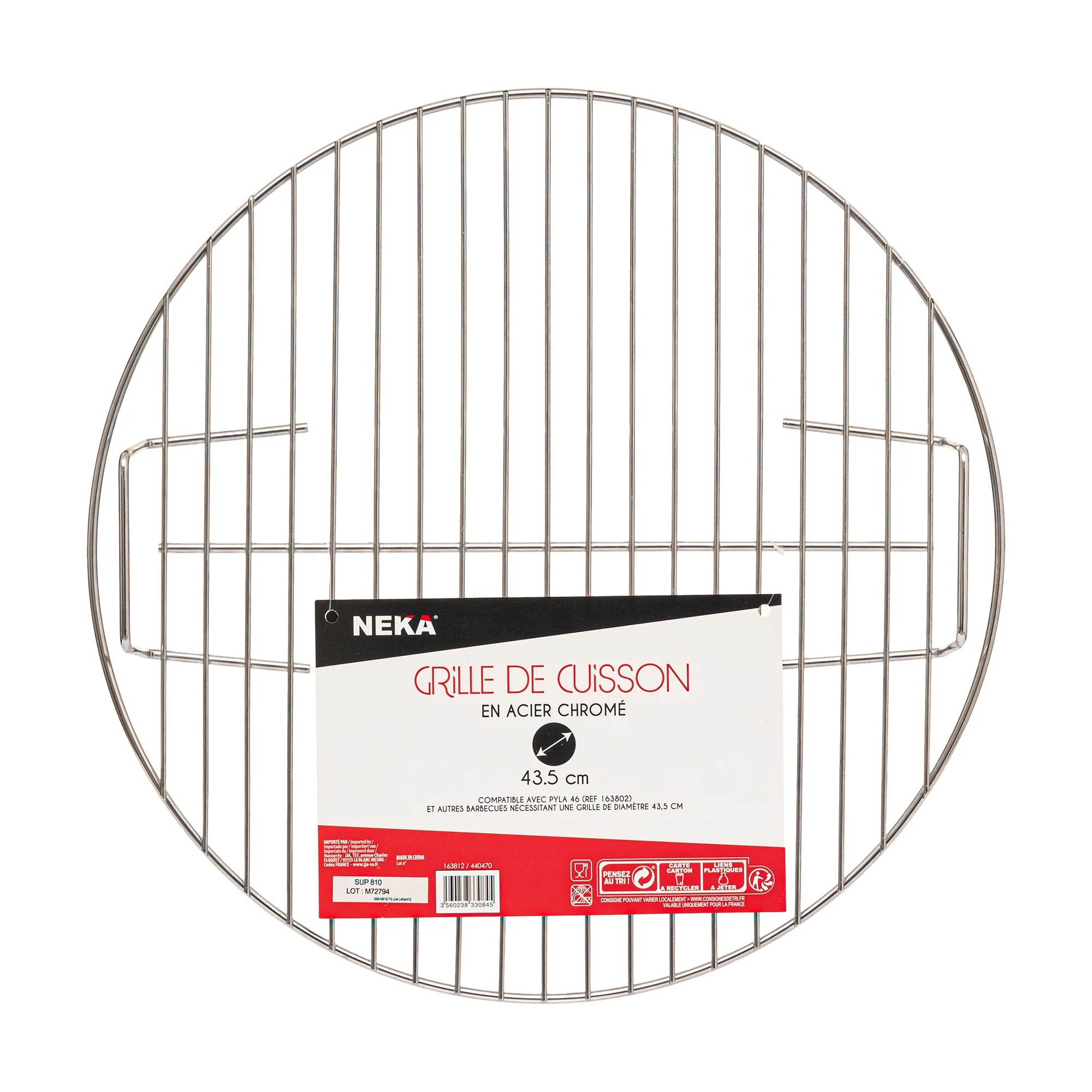 Grille de barbecue ronde