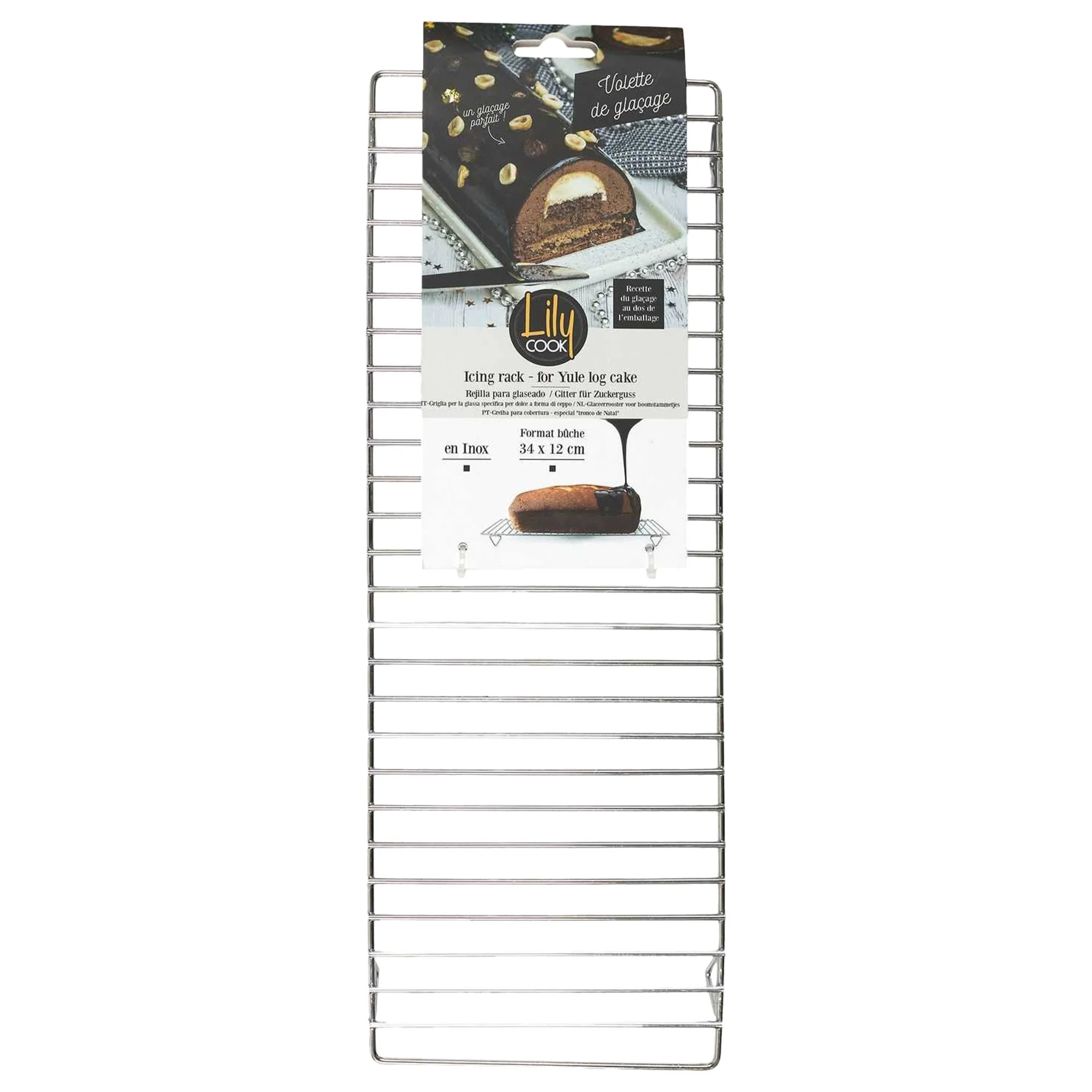 Grille de glaçage spéciale bûche de Noël