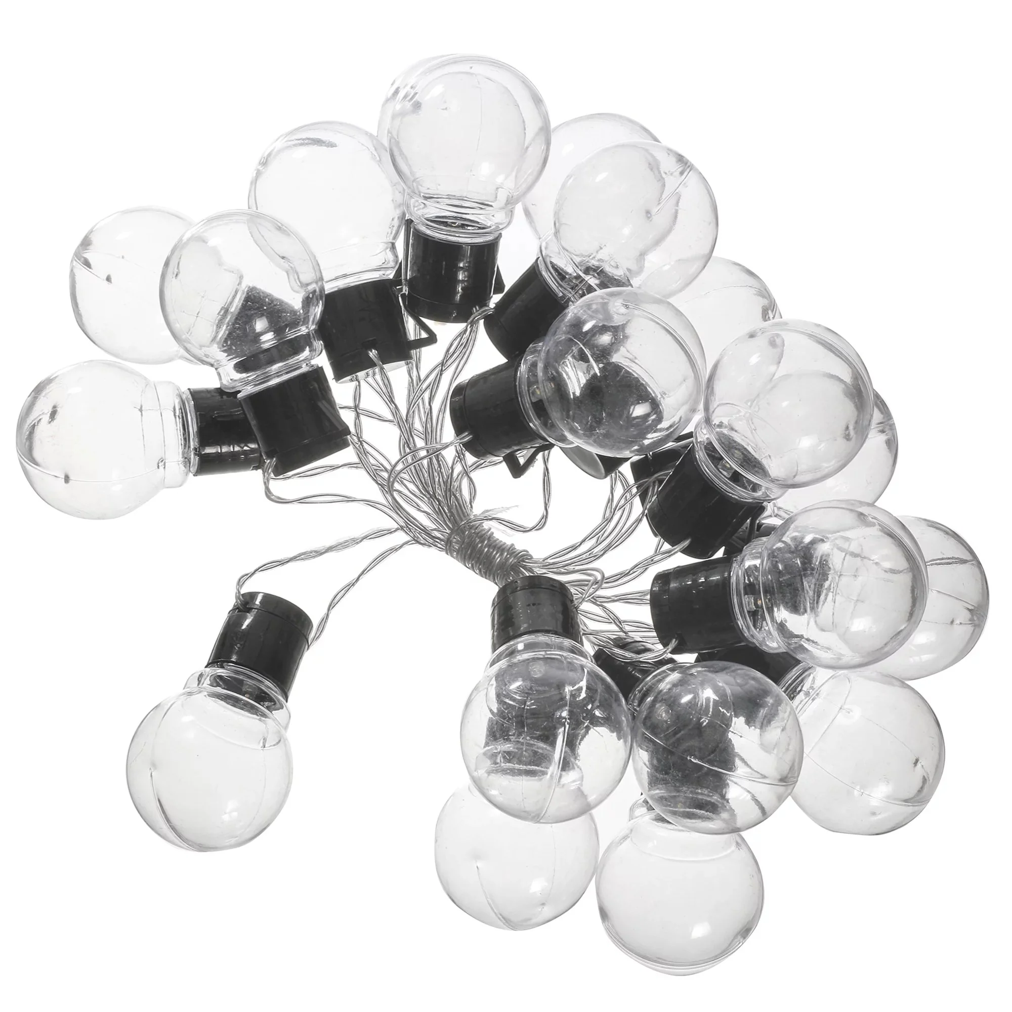 Guirlande solaire de 20 ampoules - Multicolore