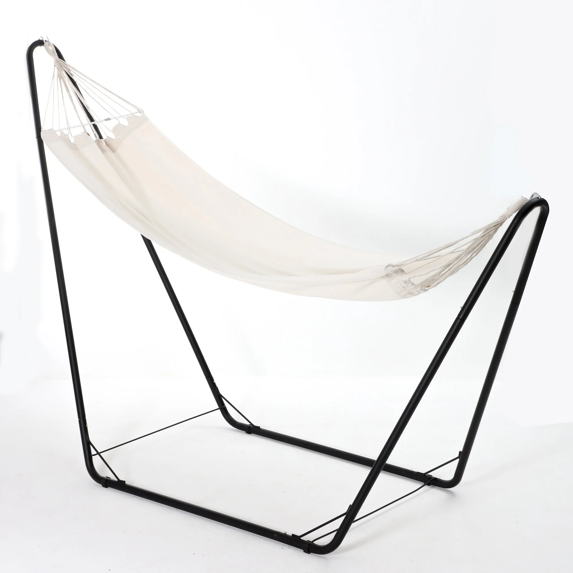 Hamac en métal beige