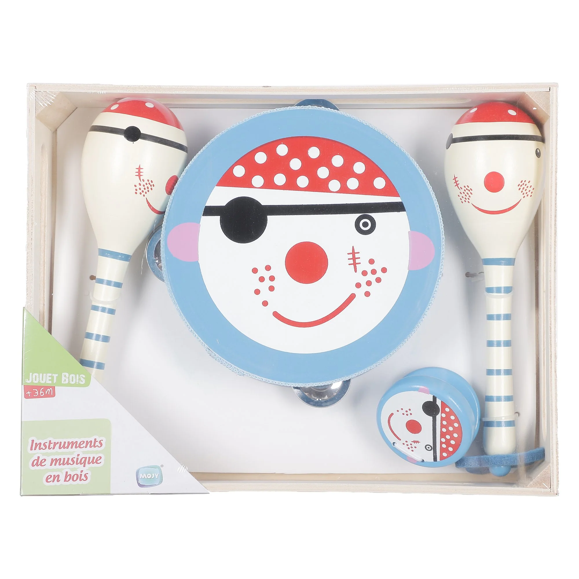 Instruments de musique en bois - Bleu - Image 6