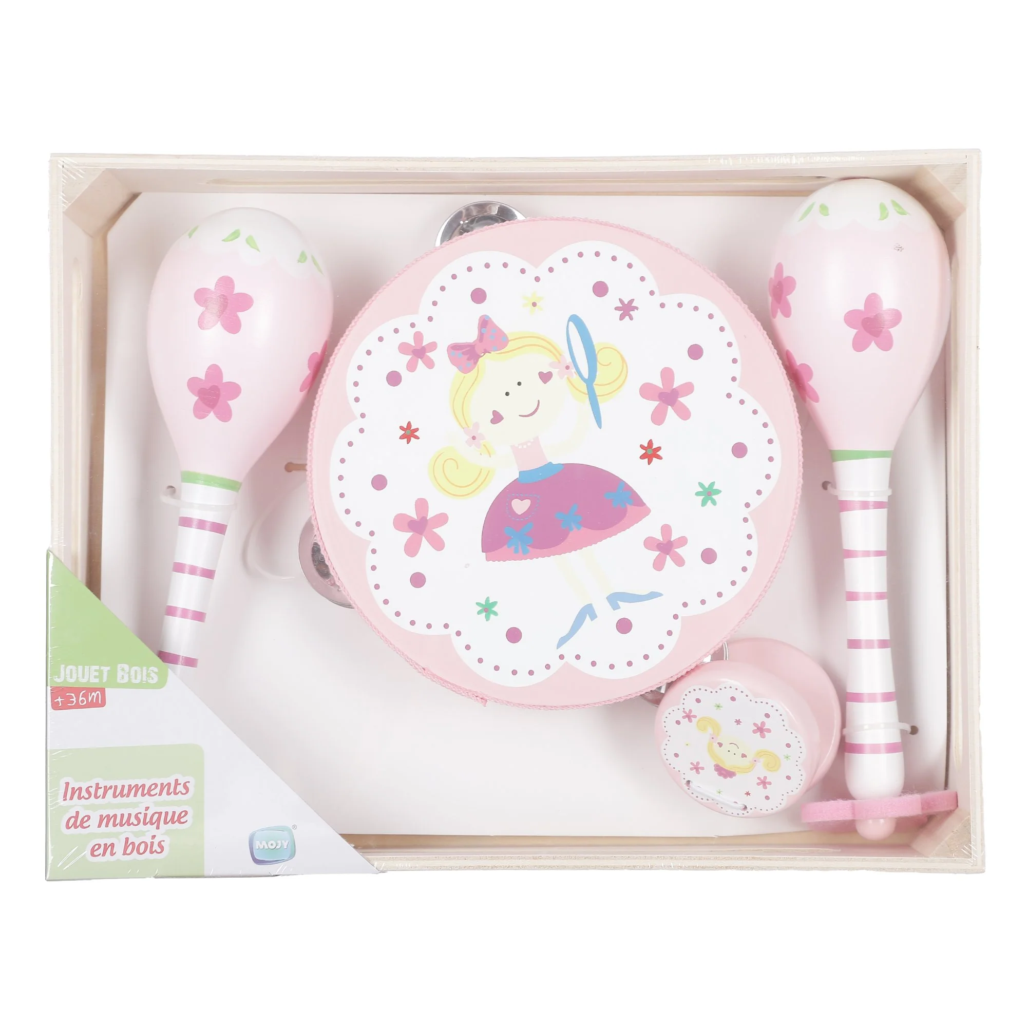 Instruments de musique en bois - Rose