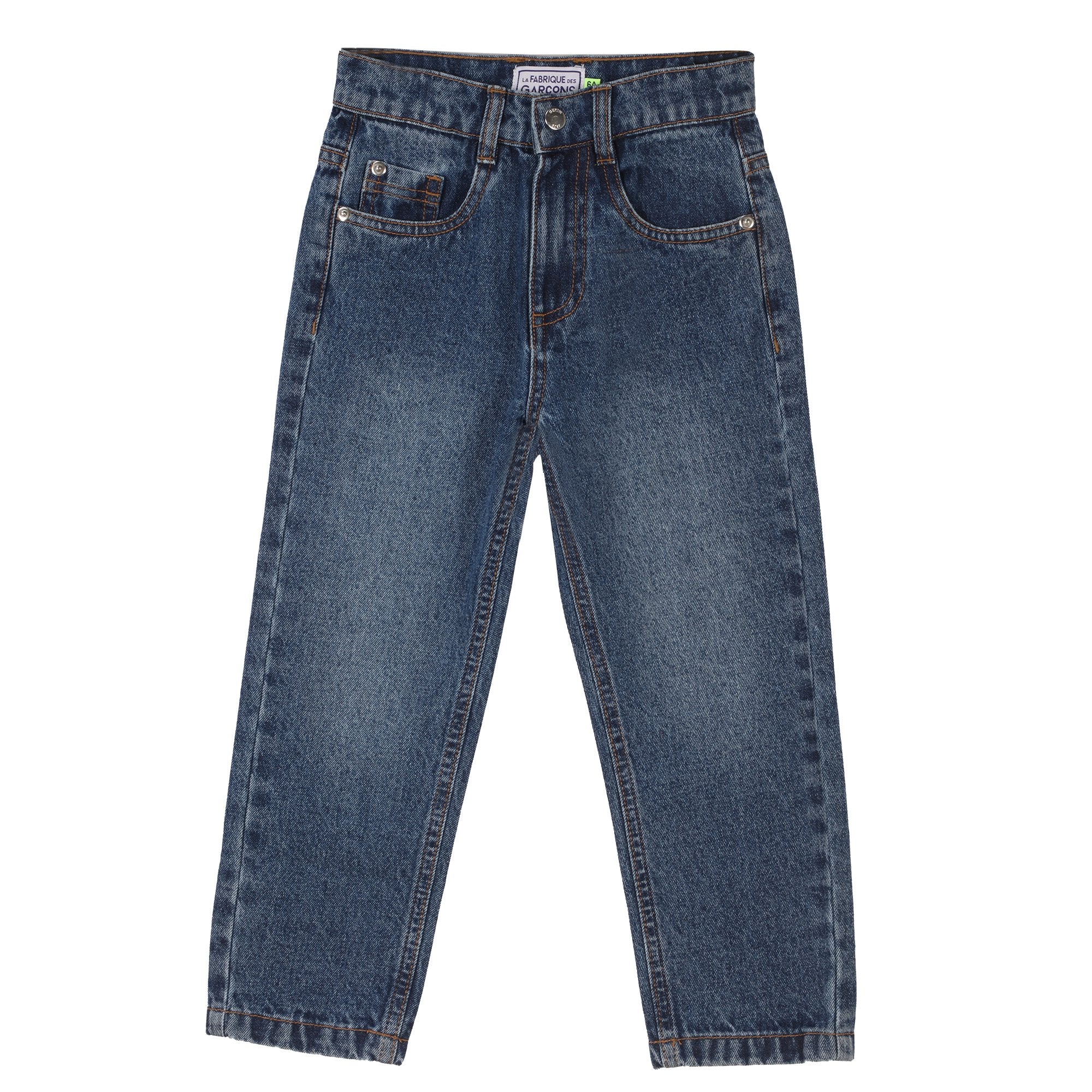 Jean coupe droite 3/12 ans - Bleu