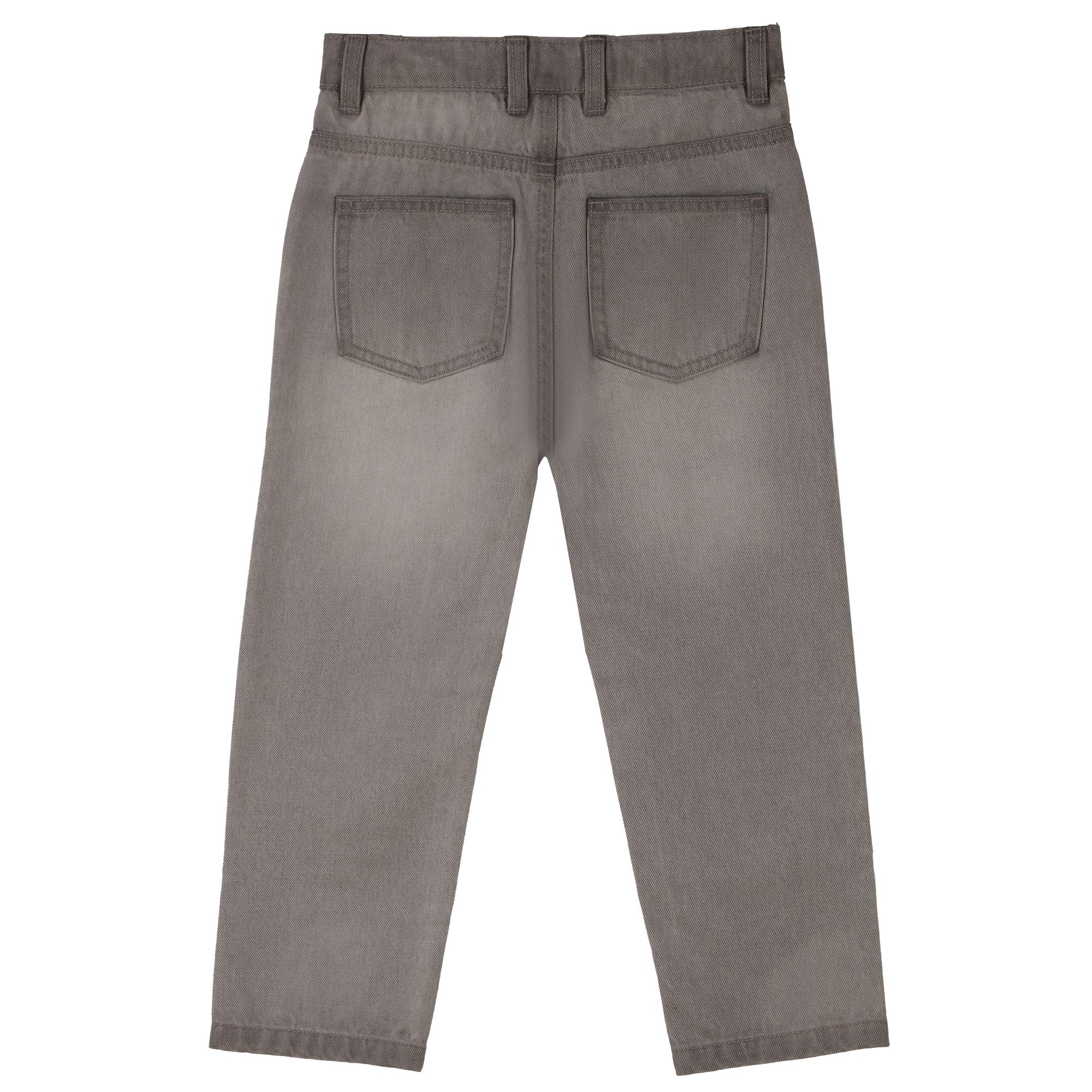 Jean coupe droite 3/12 ans - Gris - Image 2