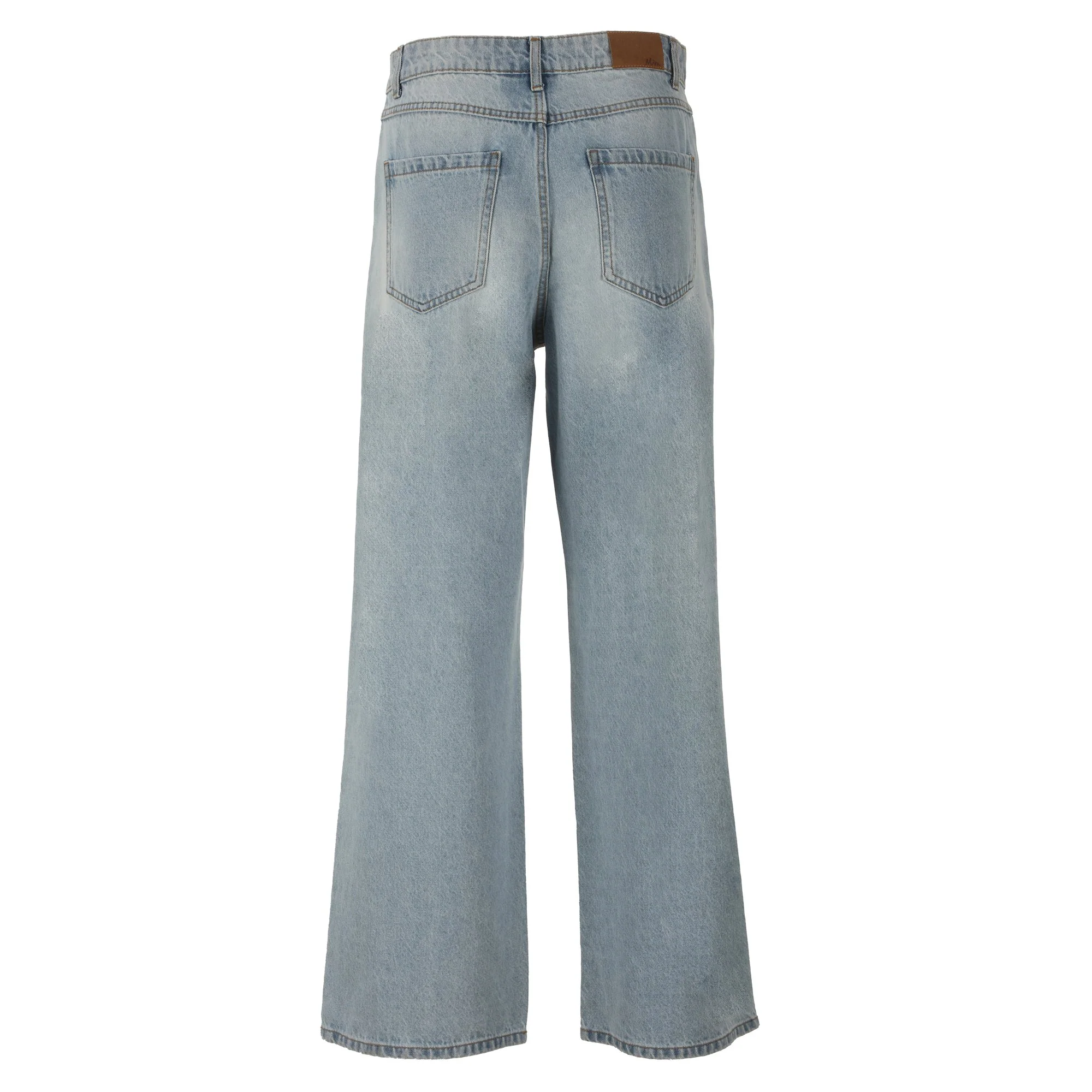 Jean coupe large - Bleu - Image 2