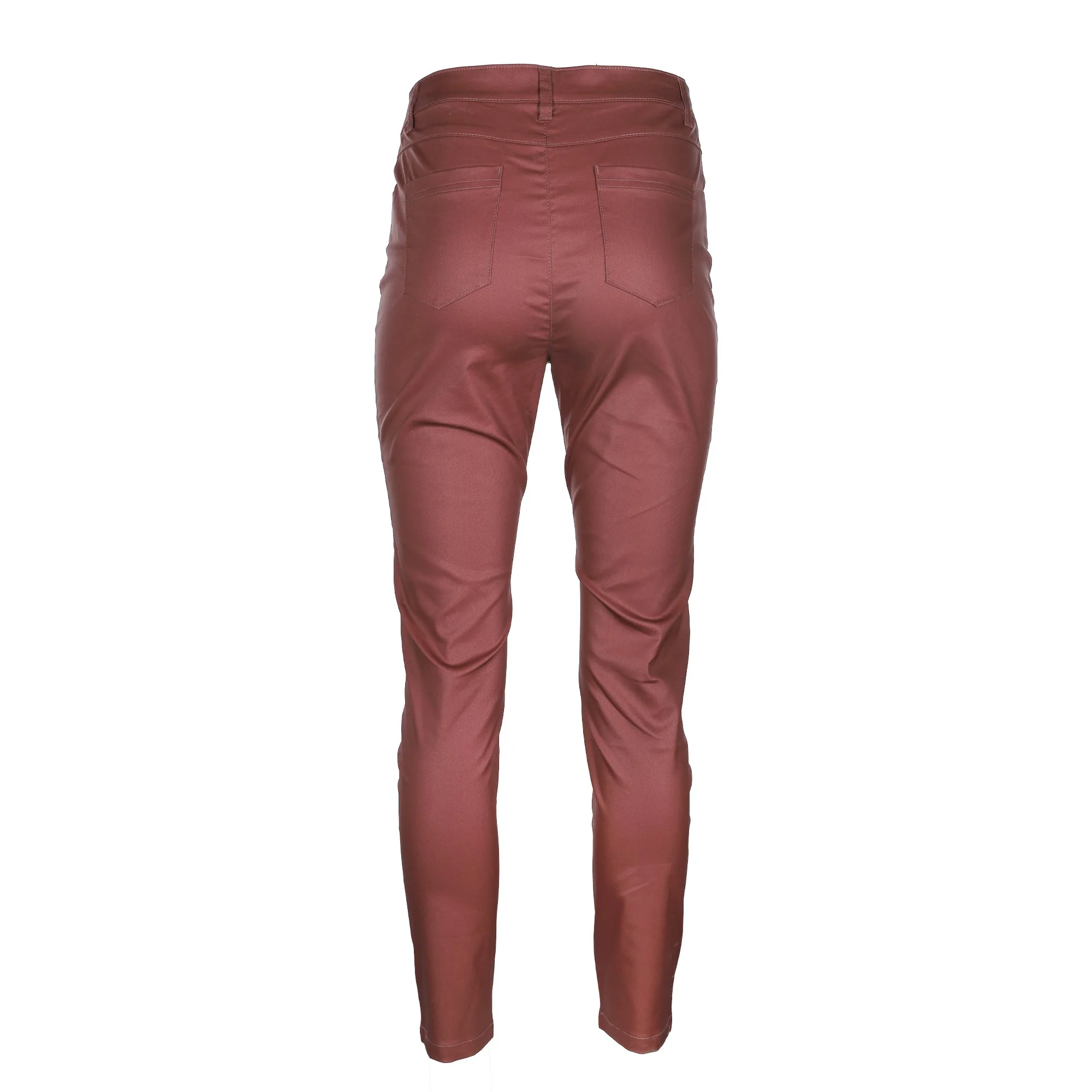 Jean enduit  - Rouge - Image 2