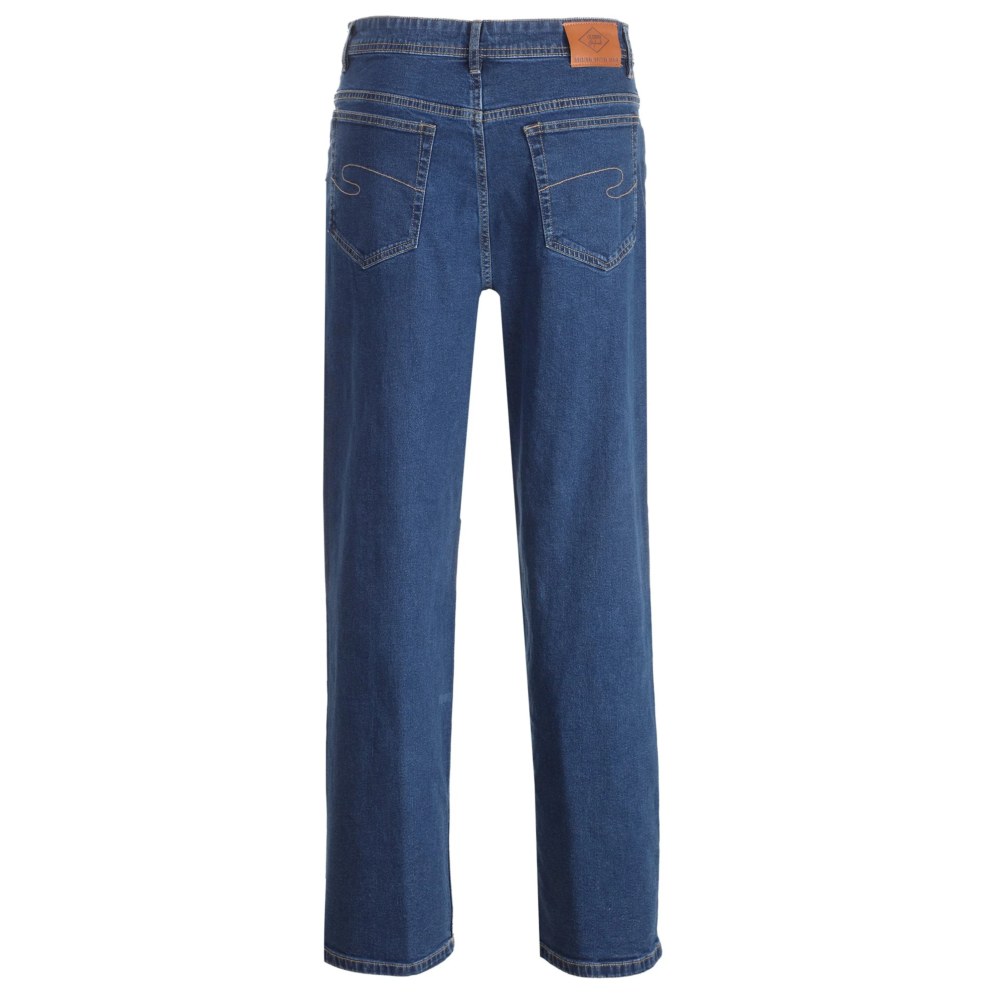 Jean large - Bleu foncé - Image 2
