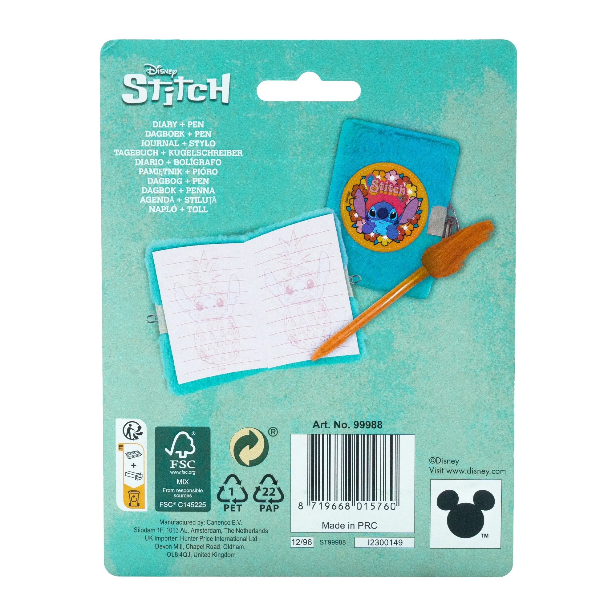 Journal intime + stylo Stitch - Image 2