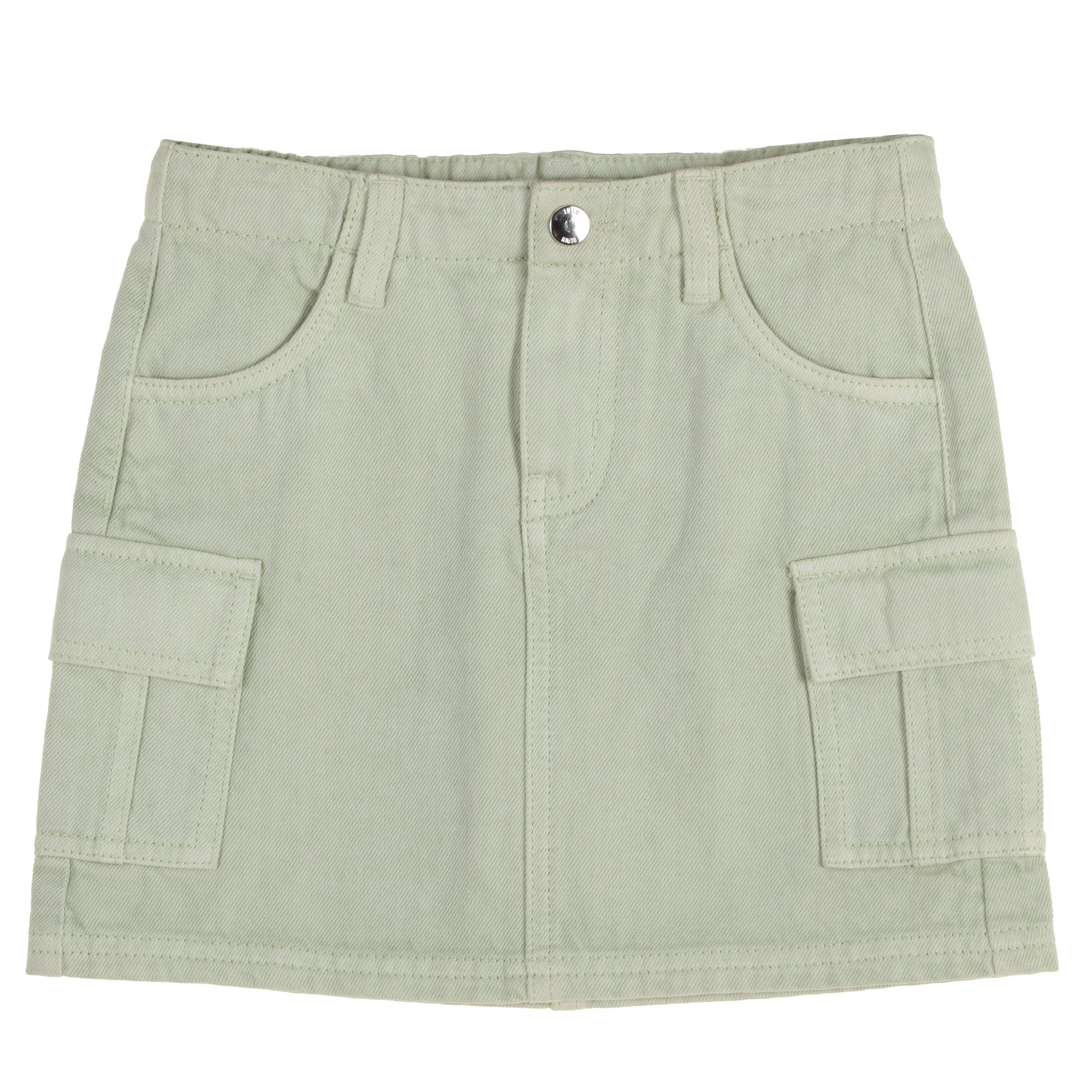 Jupe Denim Cargo - Vert