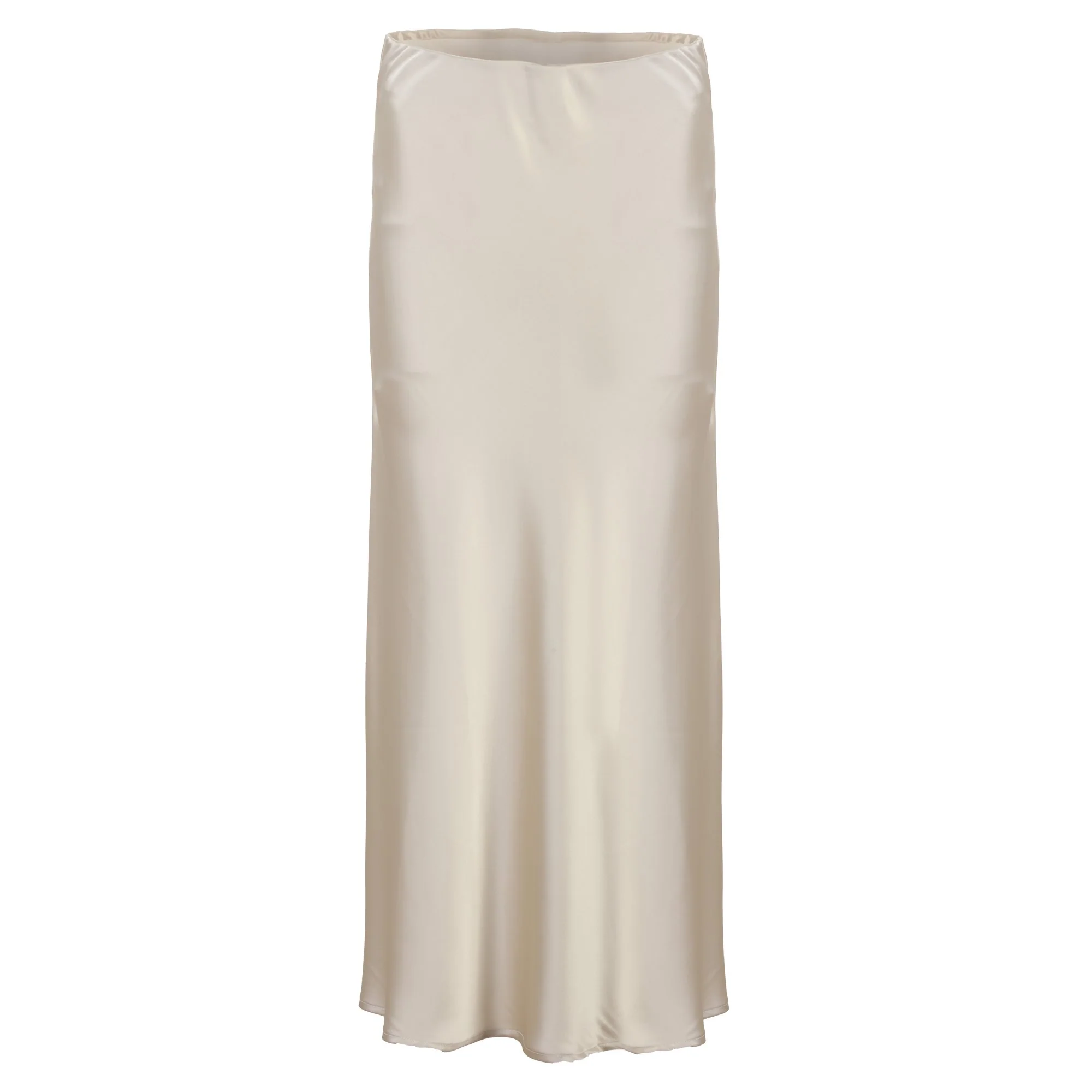 Jupe en satin  - Beige