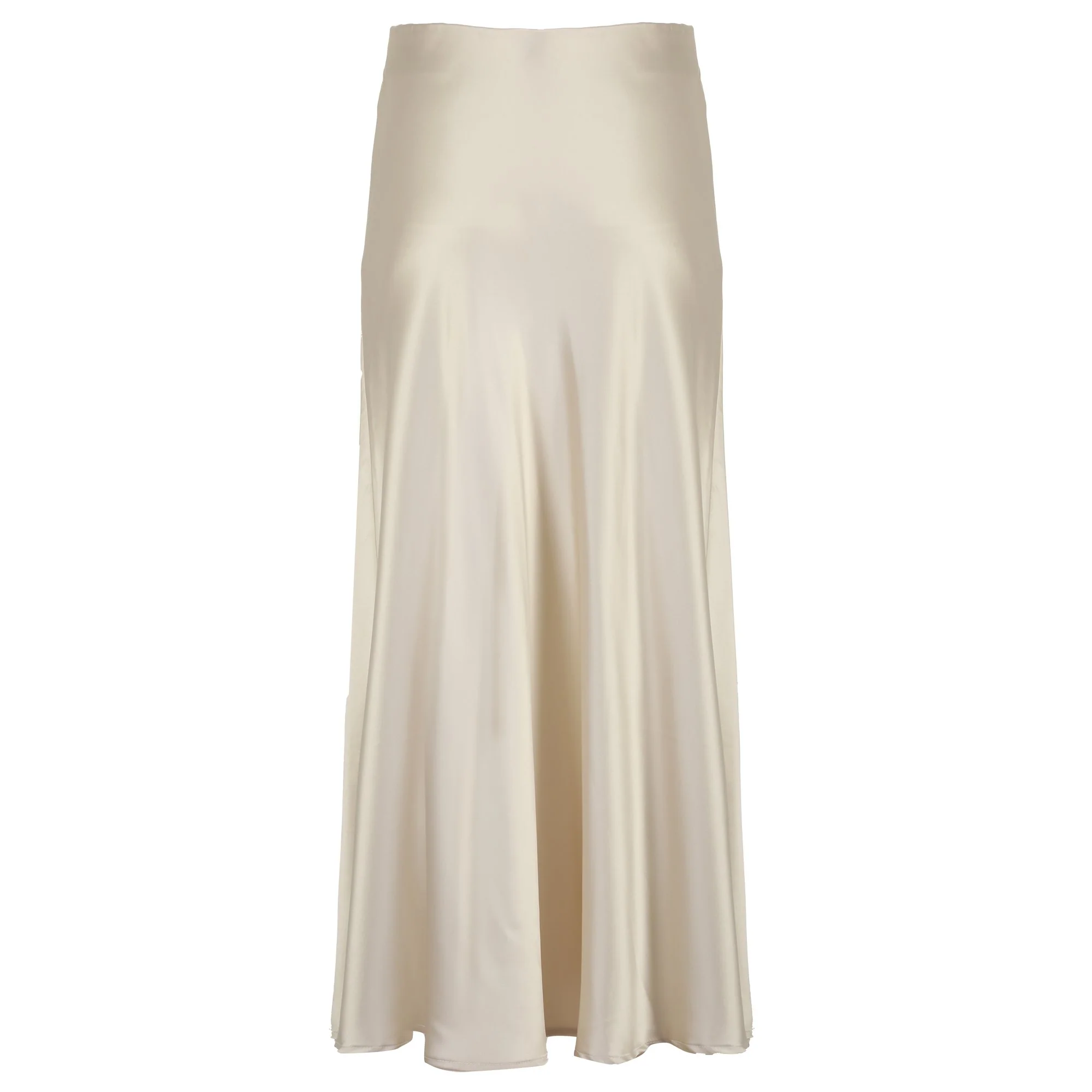 Jupe en satin  - Beige - Image 2