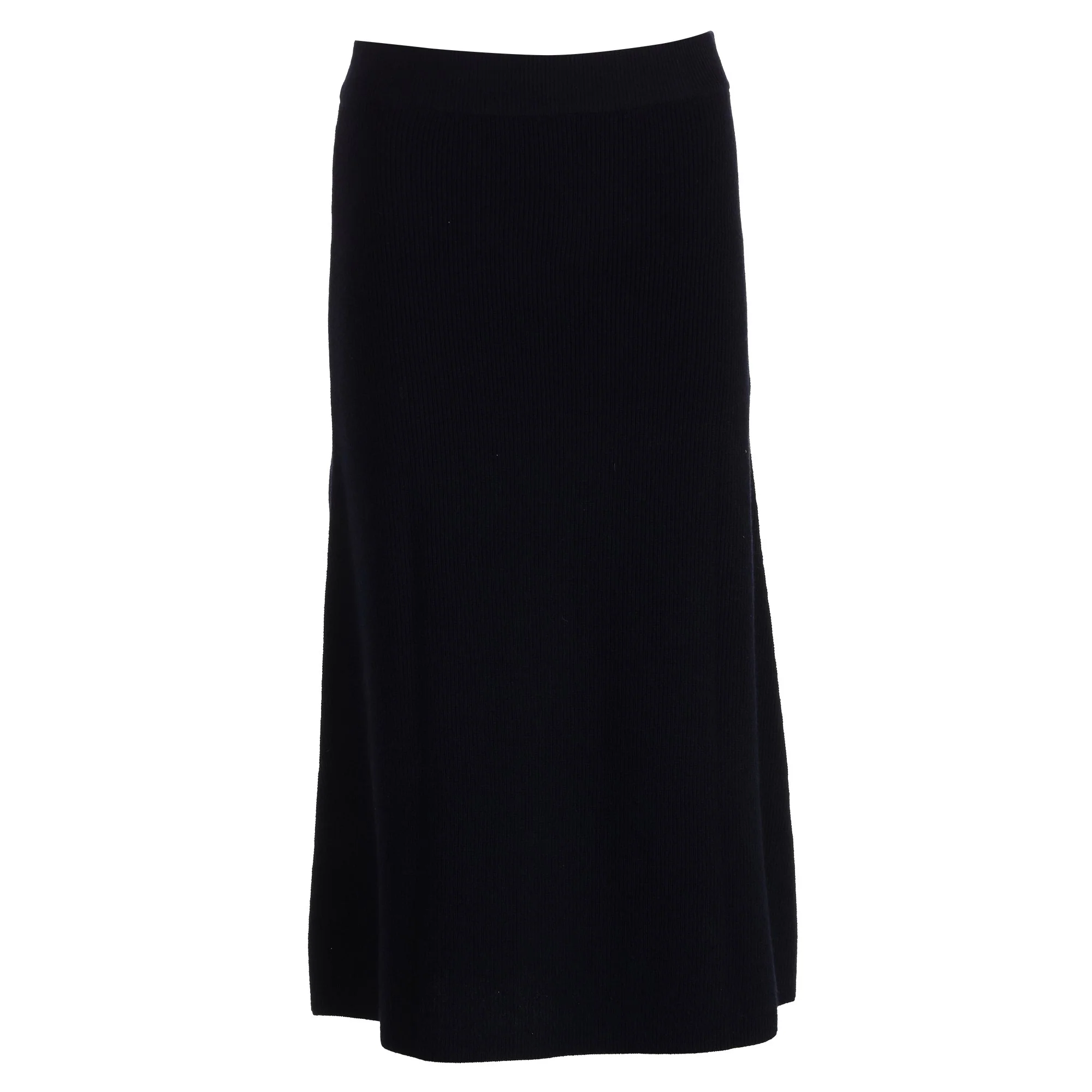 Jupe longue en Maille - Noir - Image 2
