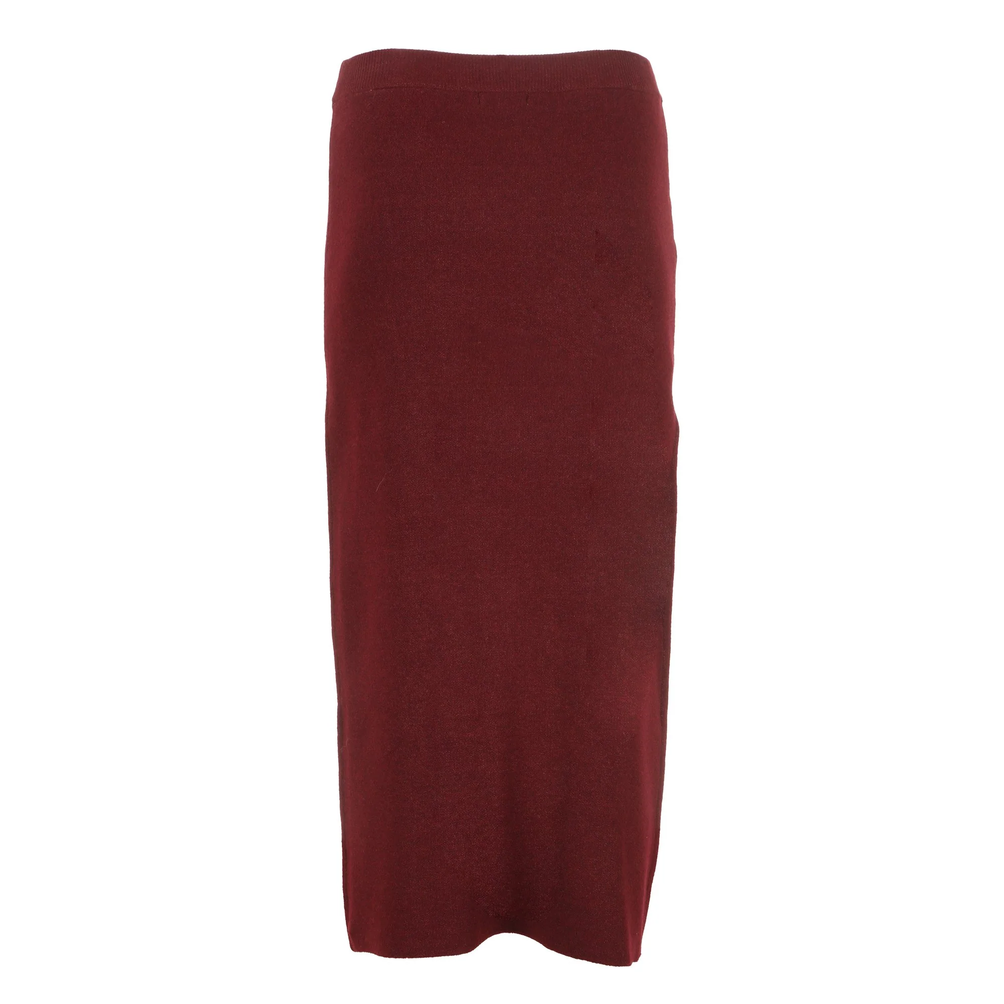 Jupe longue en maille  - Rouge - Image 2