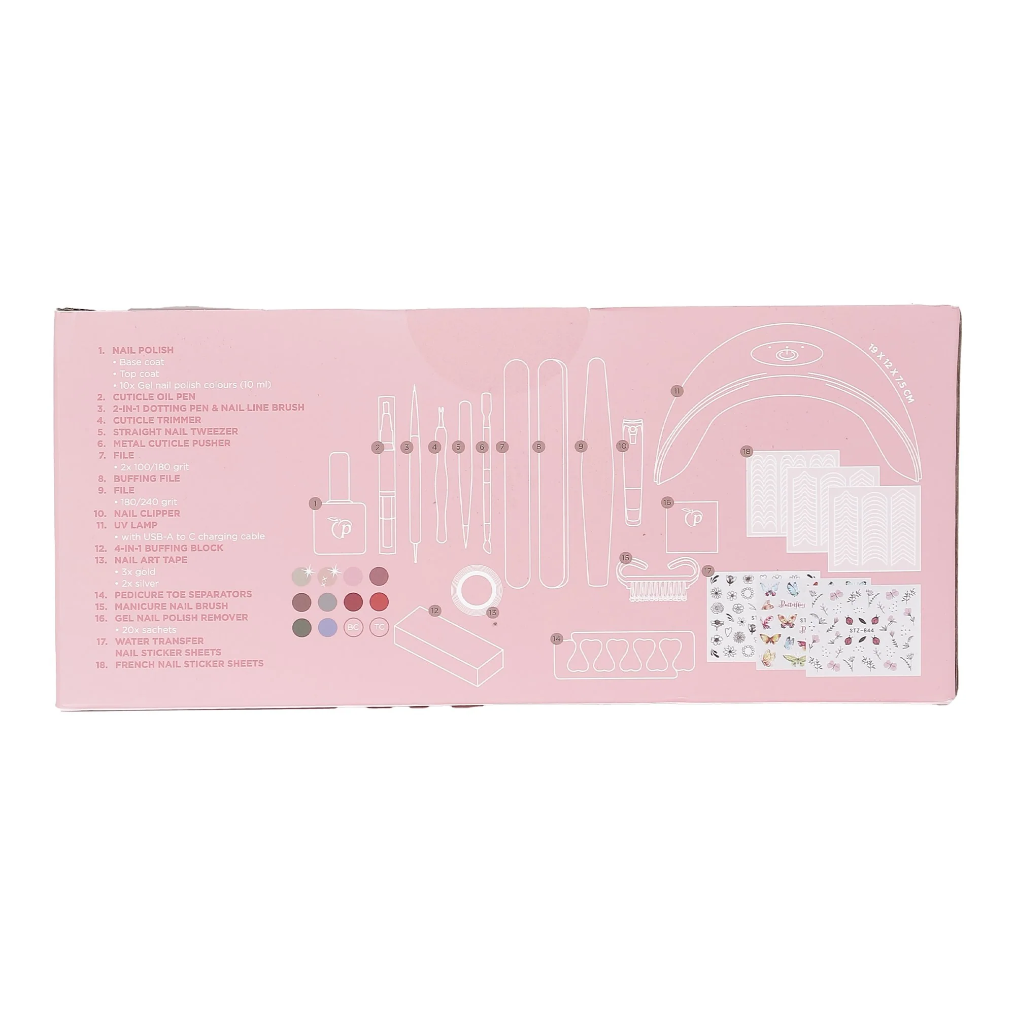 Kit  10 vernis semi permanent avec lampe uv - Image 6