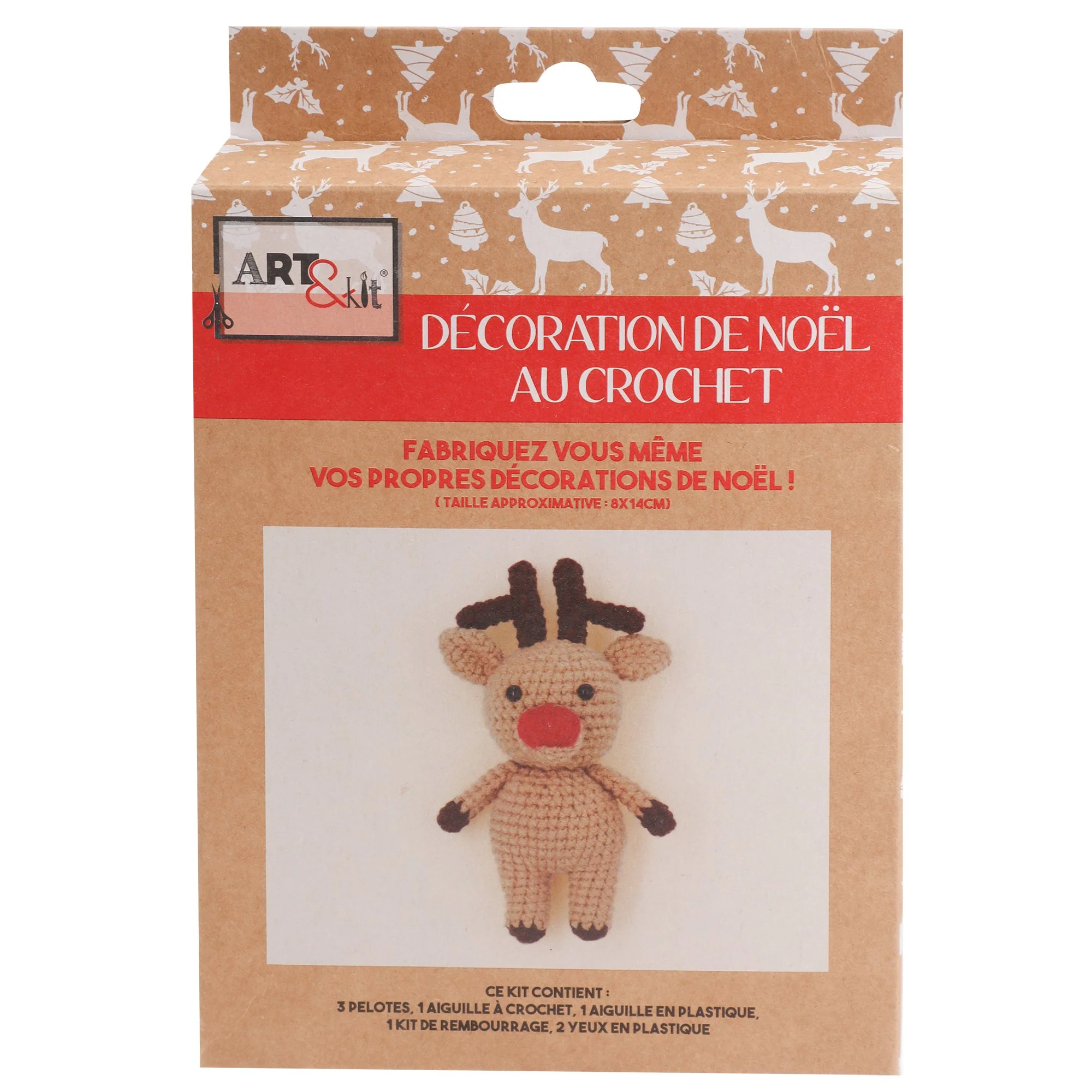 Kit crochet Noel  - Marron