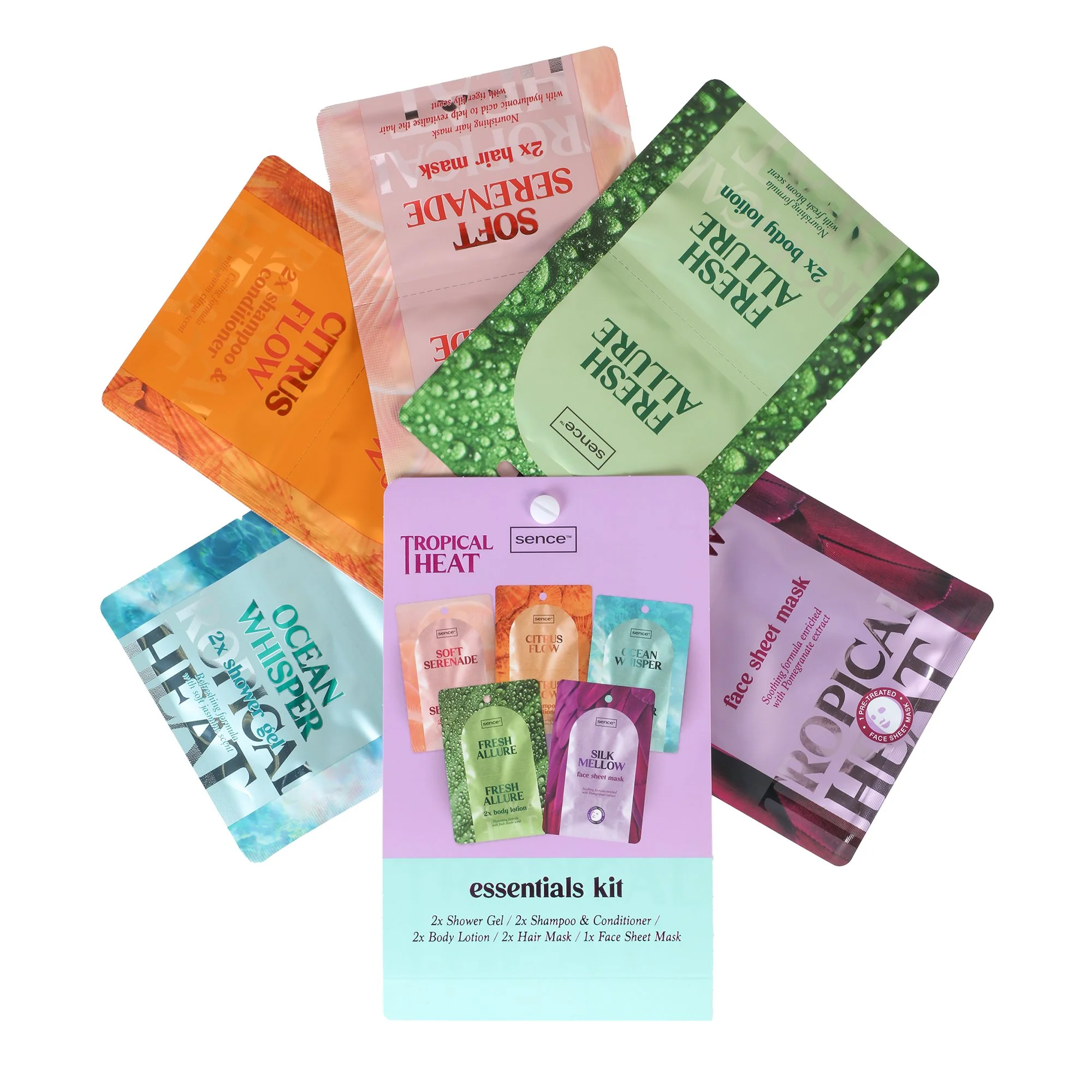 Kit de 5 masques de voyages corps et cheveux - Image 3