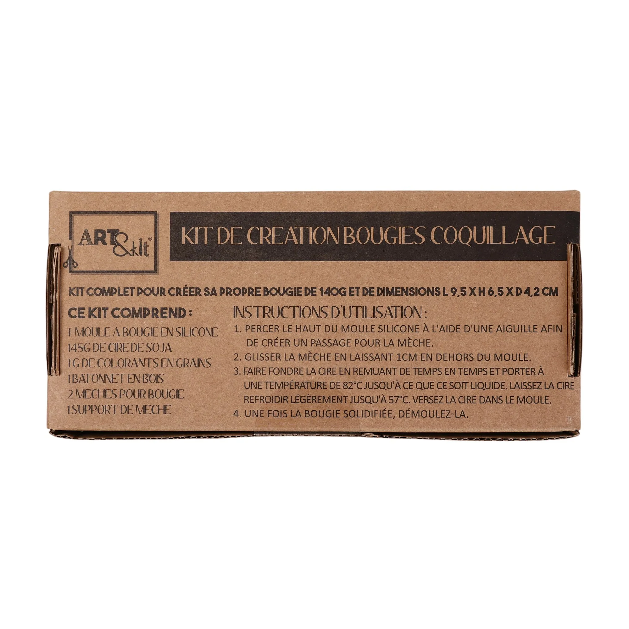 Kit de création de bougie en coquillage - Image 3
