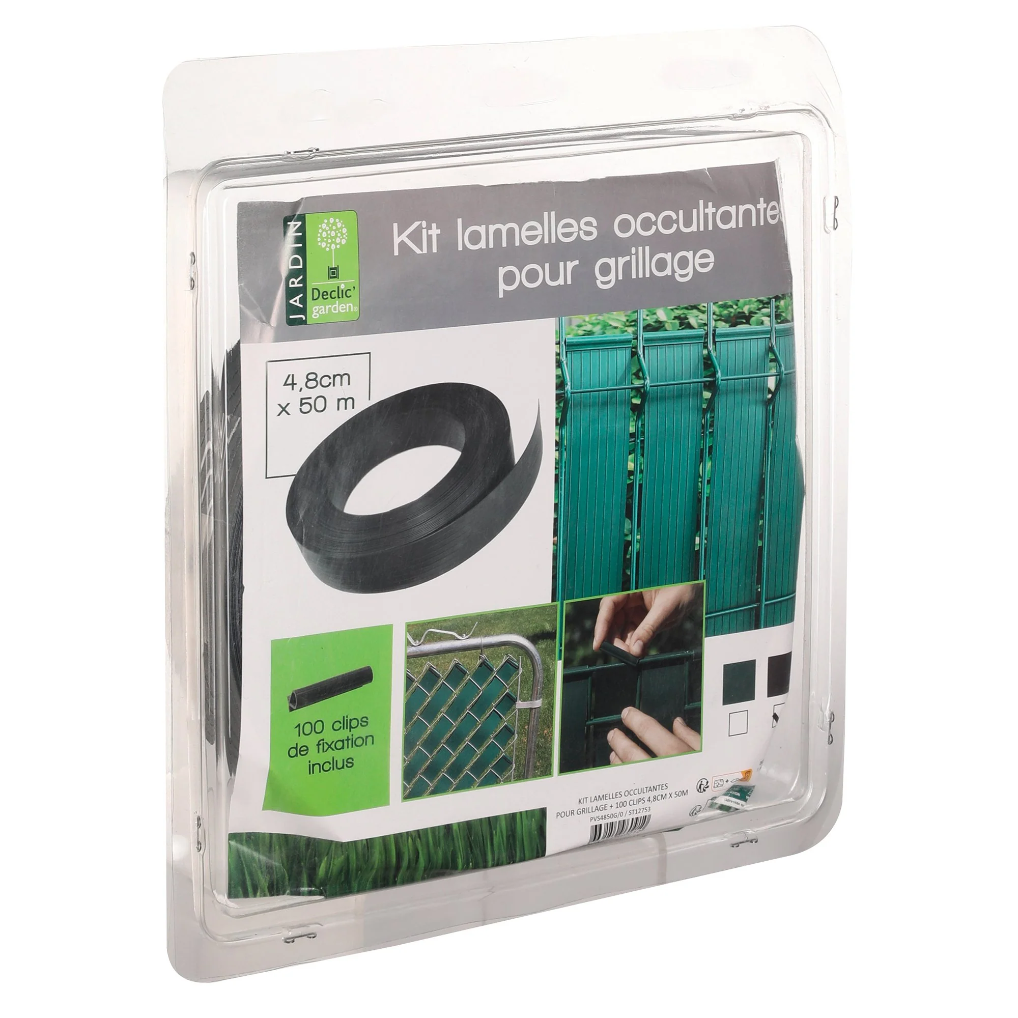 Kit de lamelles occultantes pour grillages  - Vert