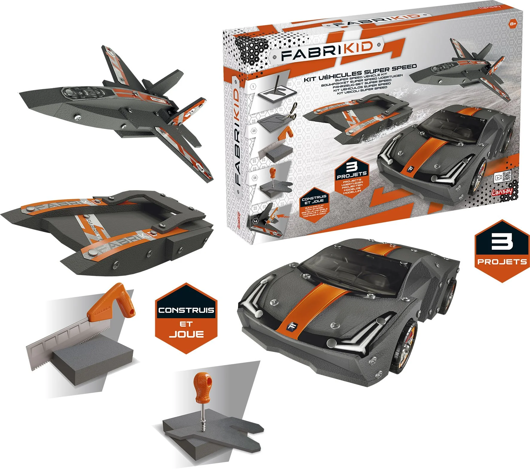 Kit véhicules super speed fabrikid - Image 2