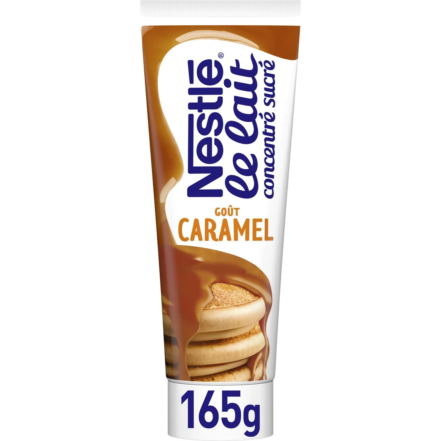 Lait concentré caramel en tube