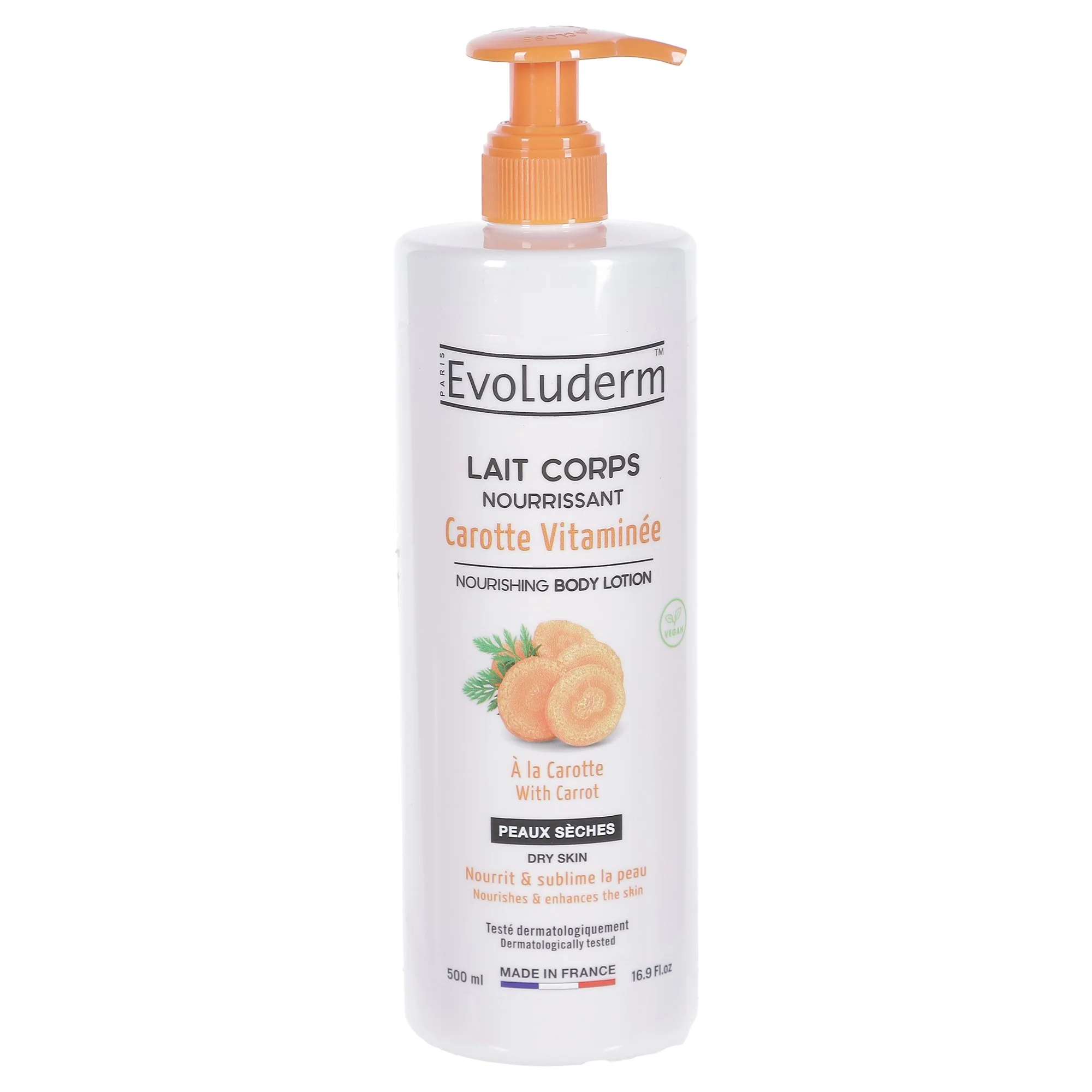 Lait pour le corps carotte vitaminée