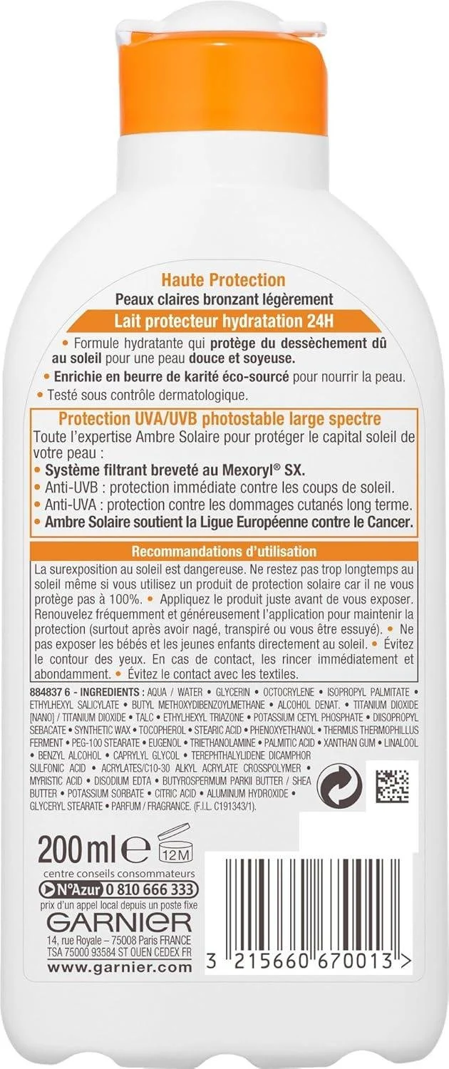 Lait protecteur Garnier SPF 30 - Image 2
