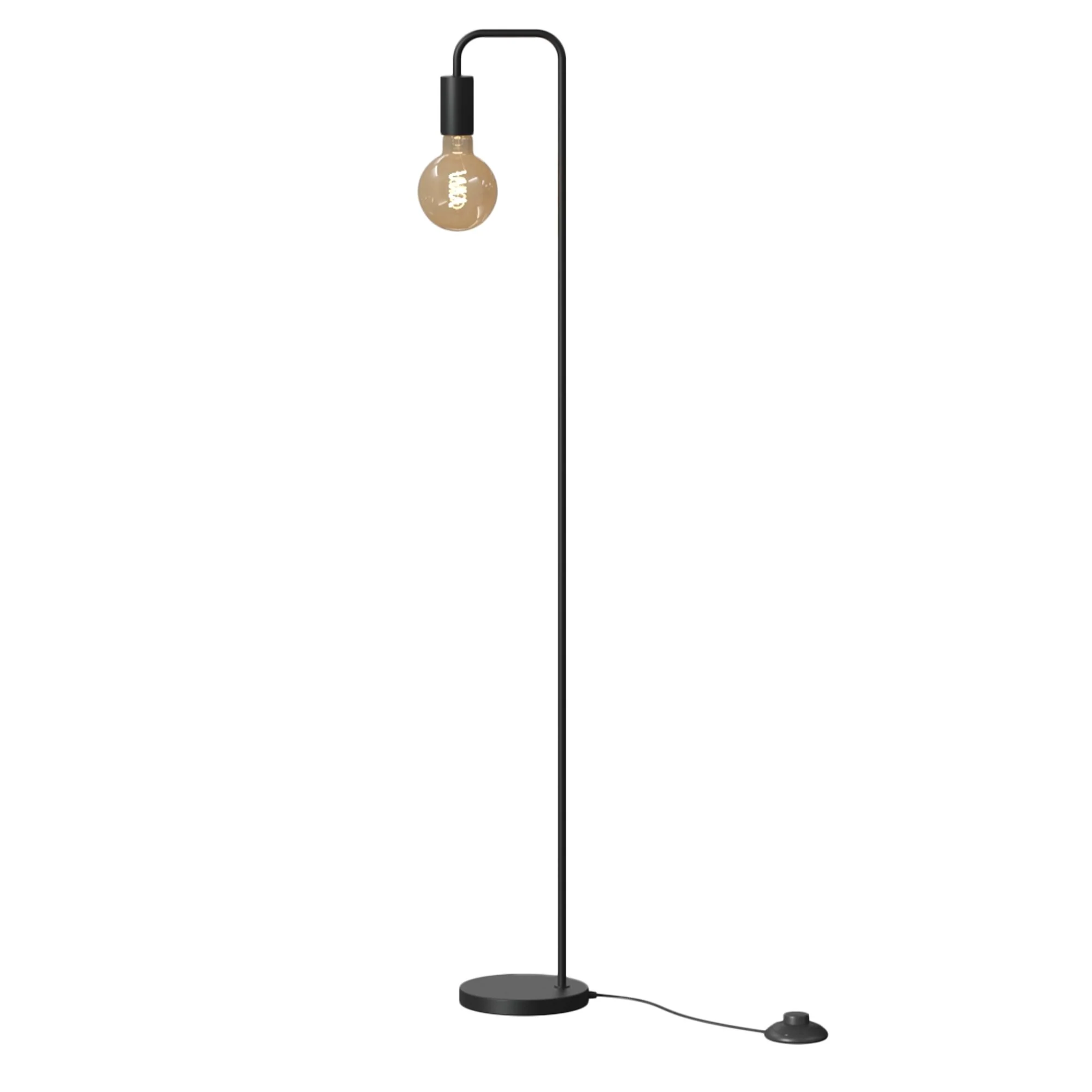 Lampadaire métal noir - Image 3