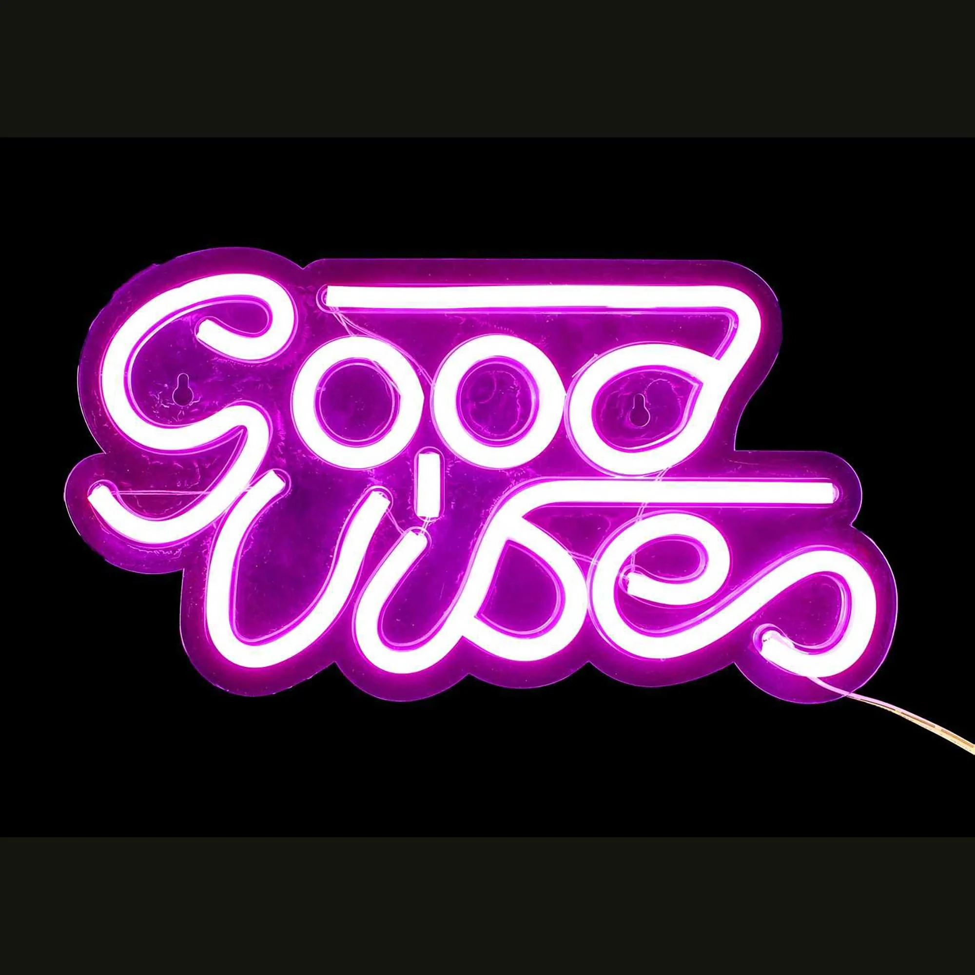 Lampe LED effet NEON Good Vibes - Image 4