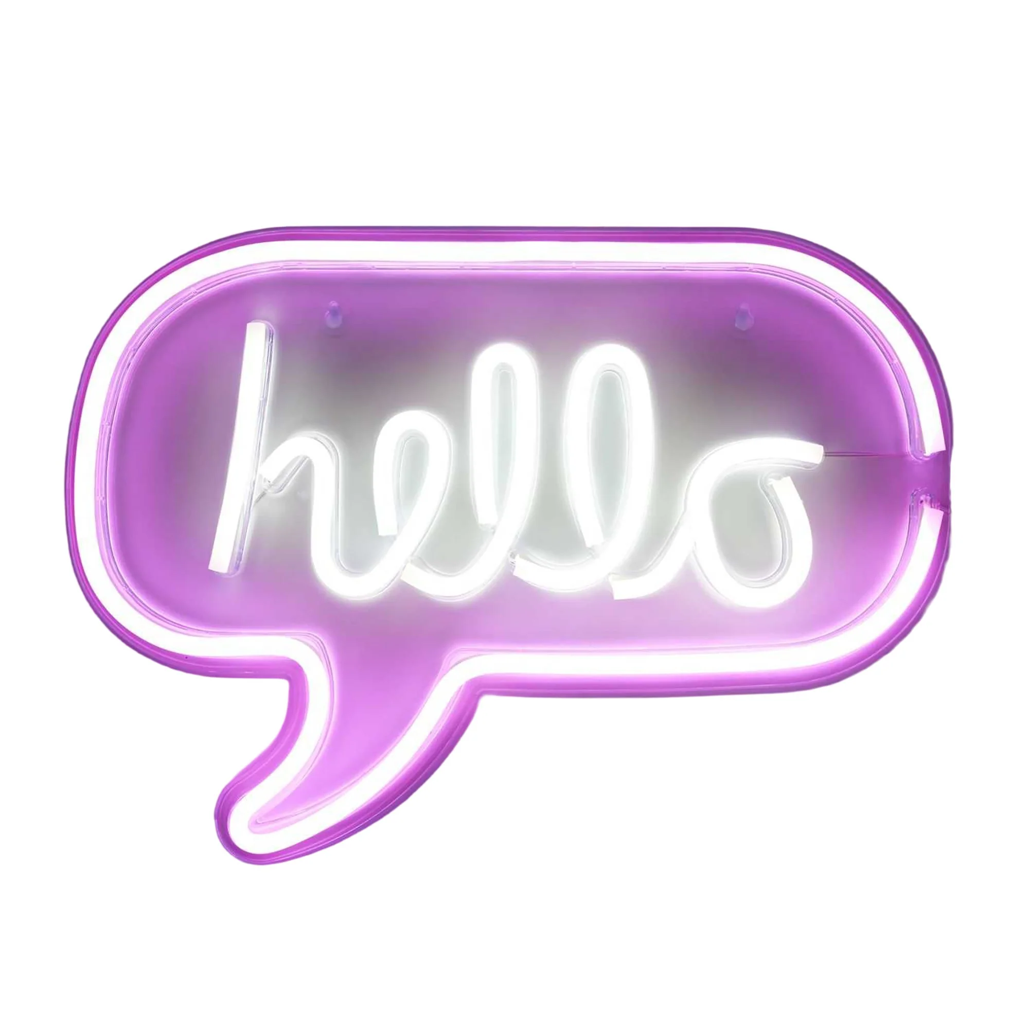 Lampe LED effet NEON hello - Image 5