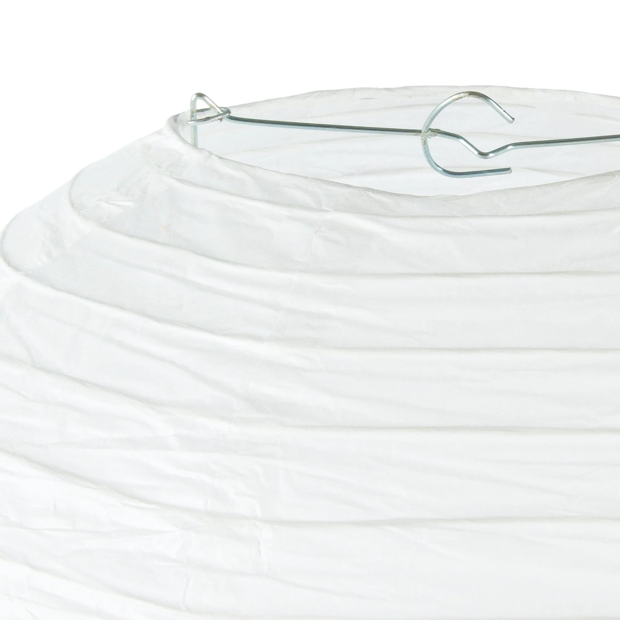 Lanterne boule papier blanc - Image 3