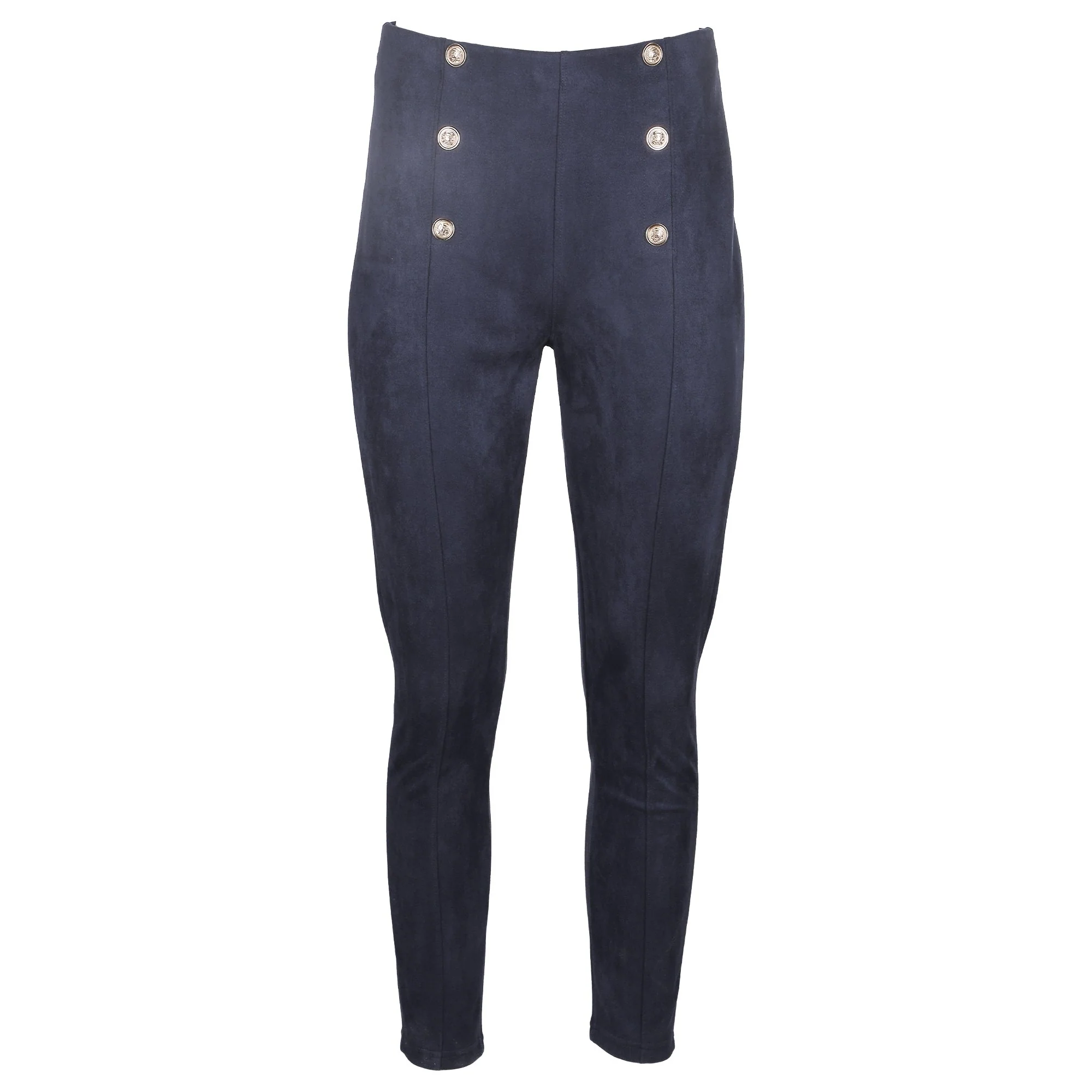 Legging boutons - Bleu foncé - Image 3