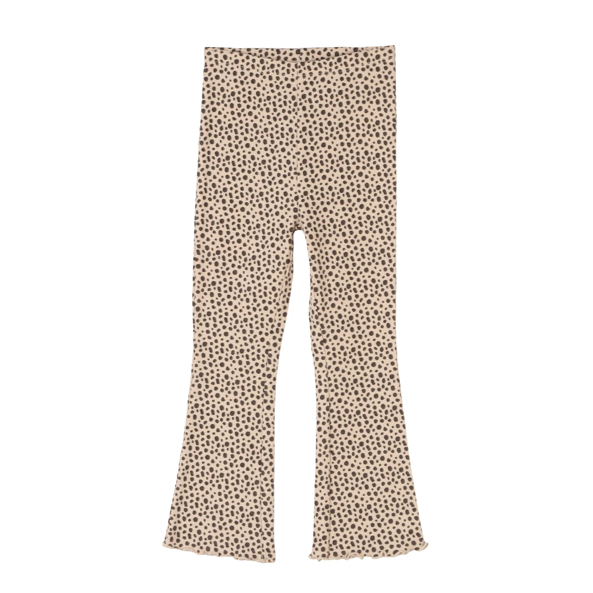 Legging droit côtelé 3/12 ans - Imprimé