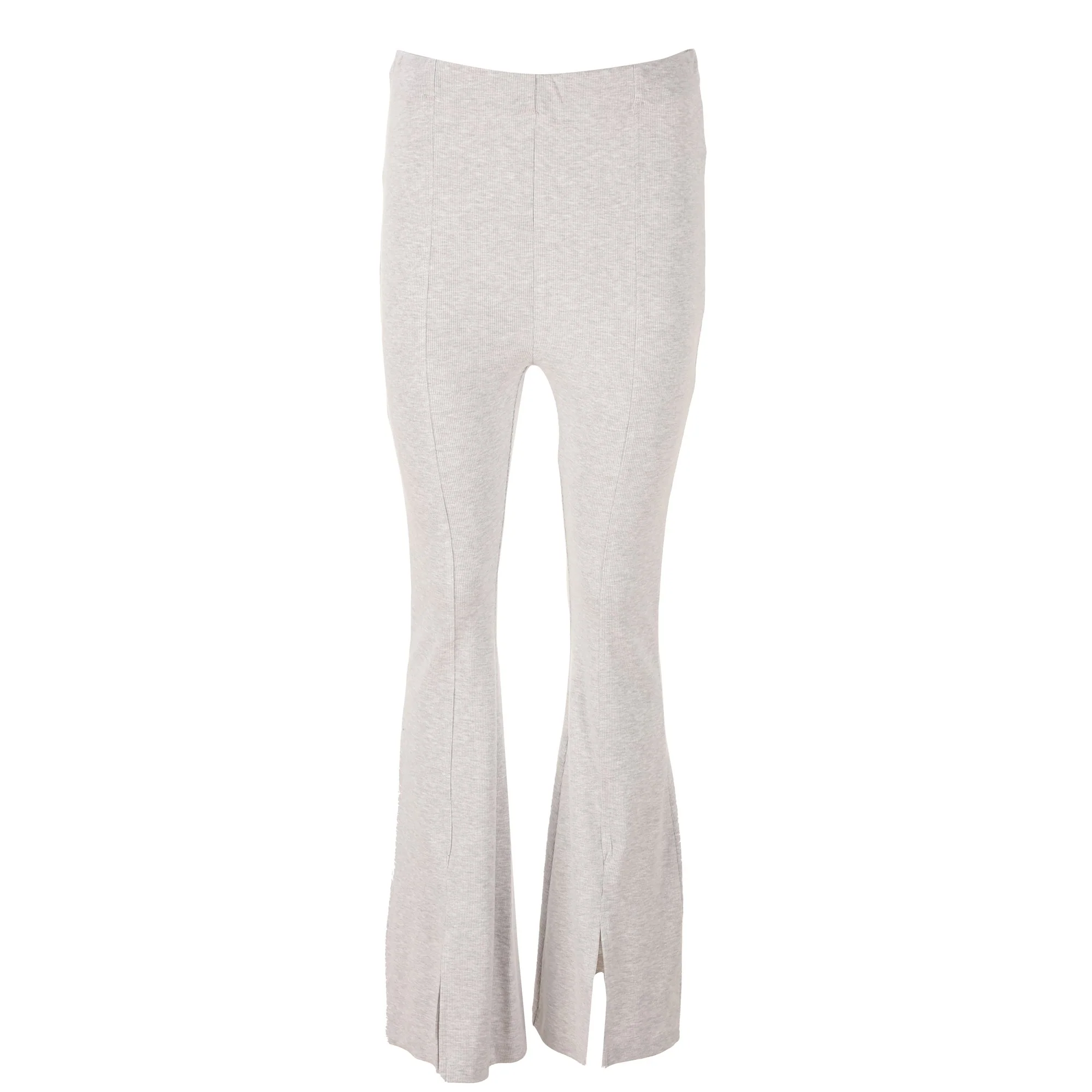 Legging évasé fente sur le bas - Gris